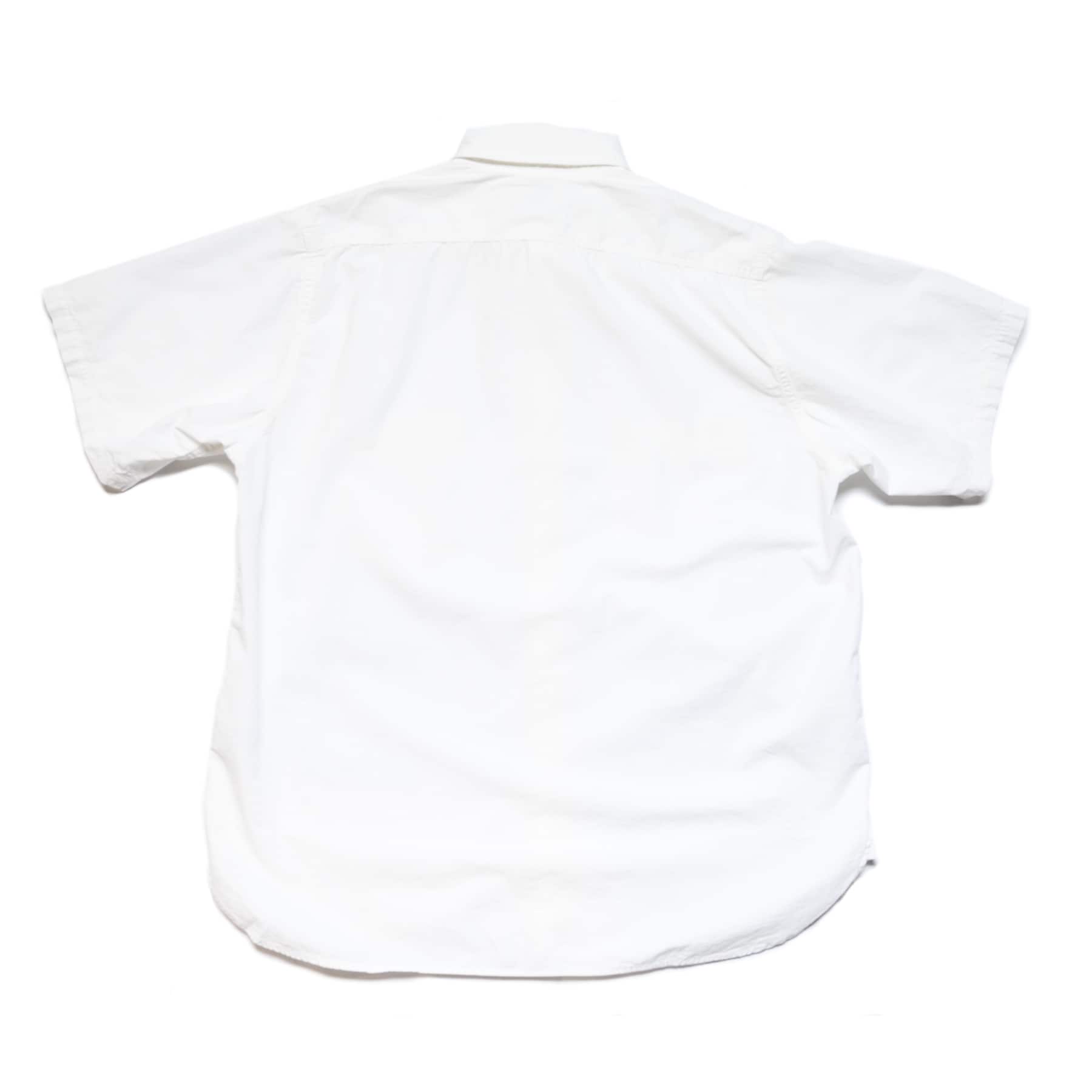 Short Sleeve Chambray Work Shirt - White