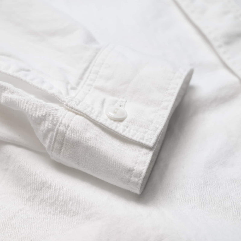 White Chambray Work Shirt - White
