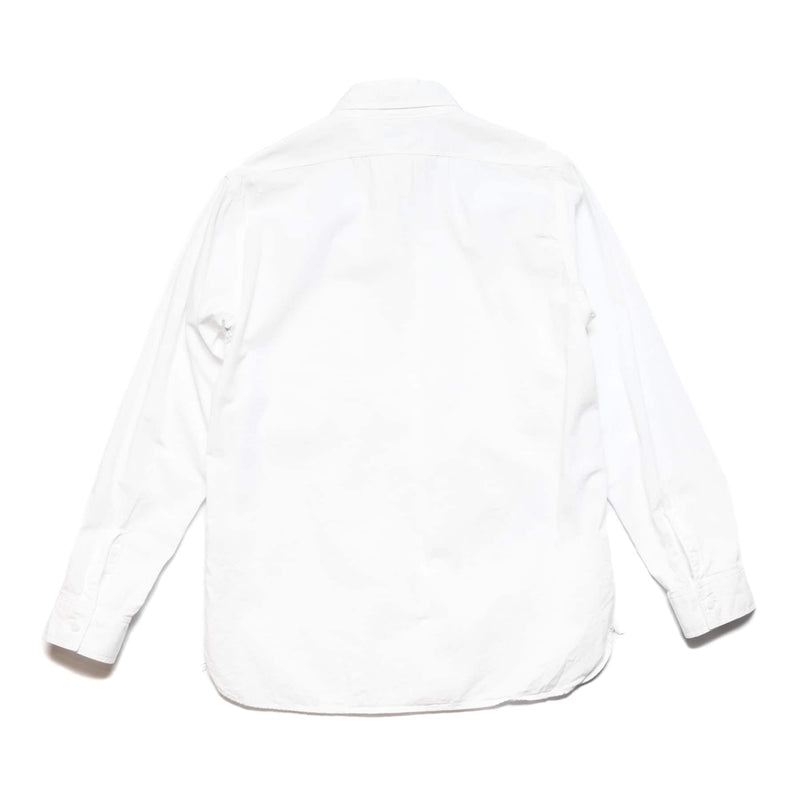 White Chambray Work Shirt - White