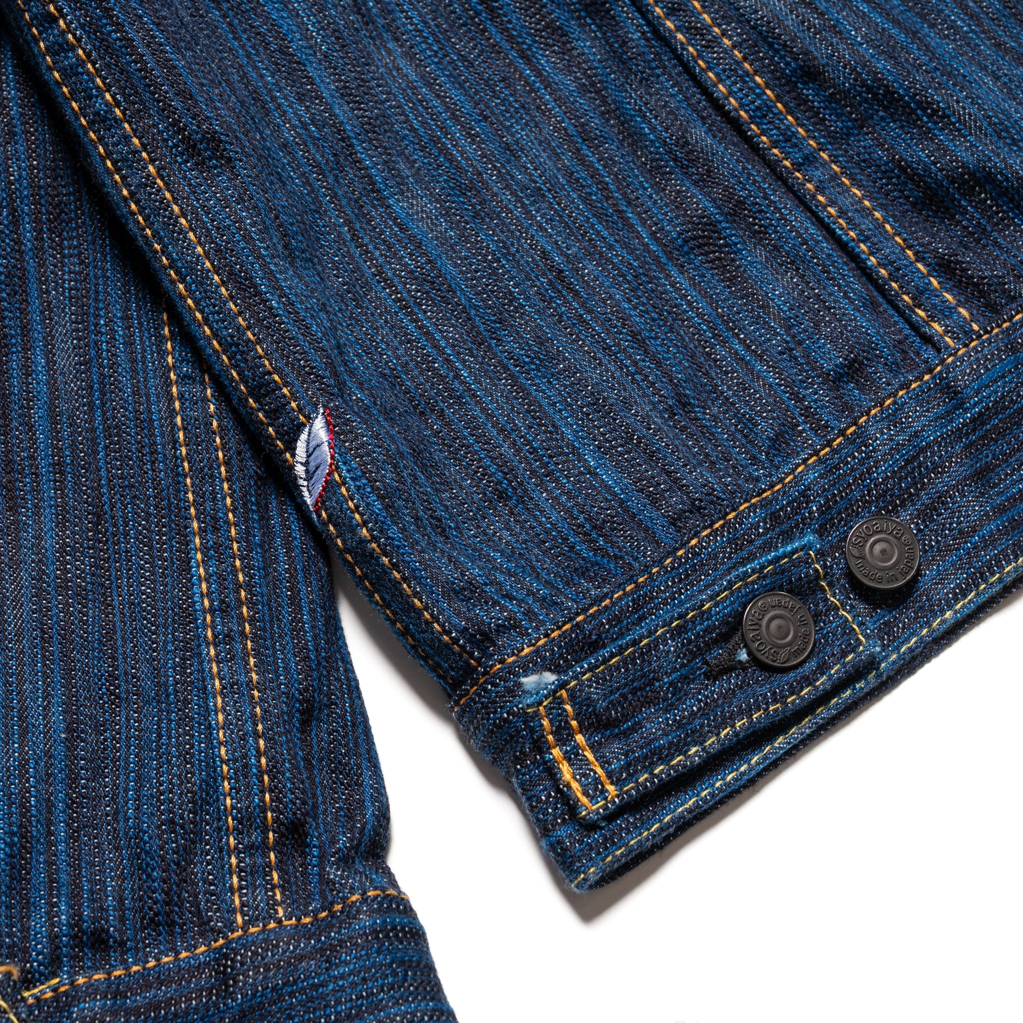 Pure Blue Japan 6225-D Waterfall Denim Type 2 Jacket Dark Indigo