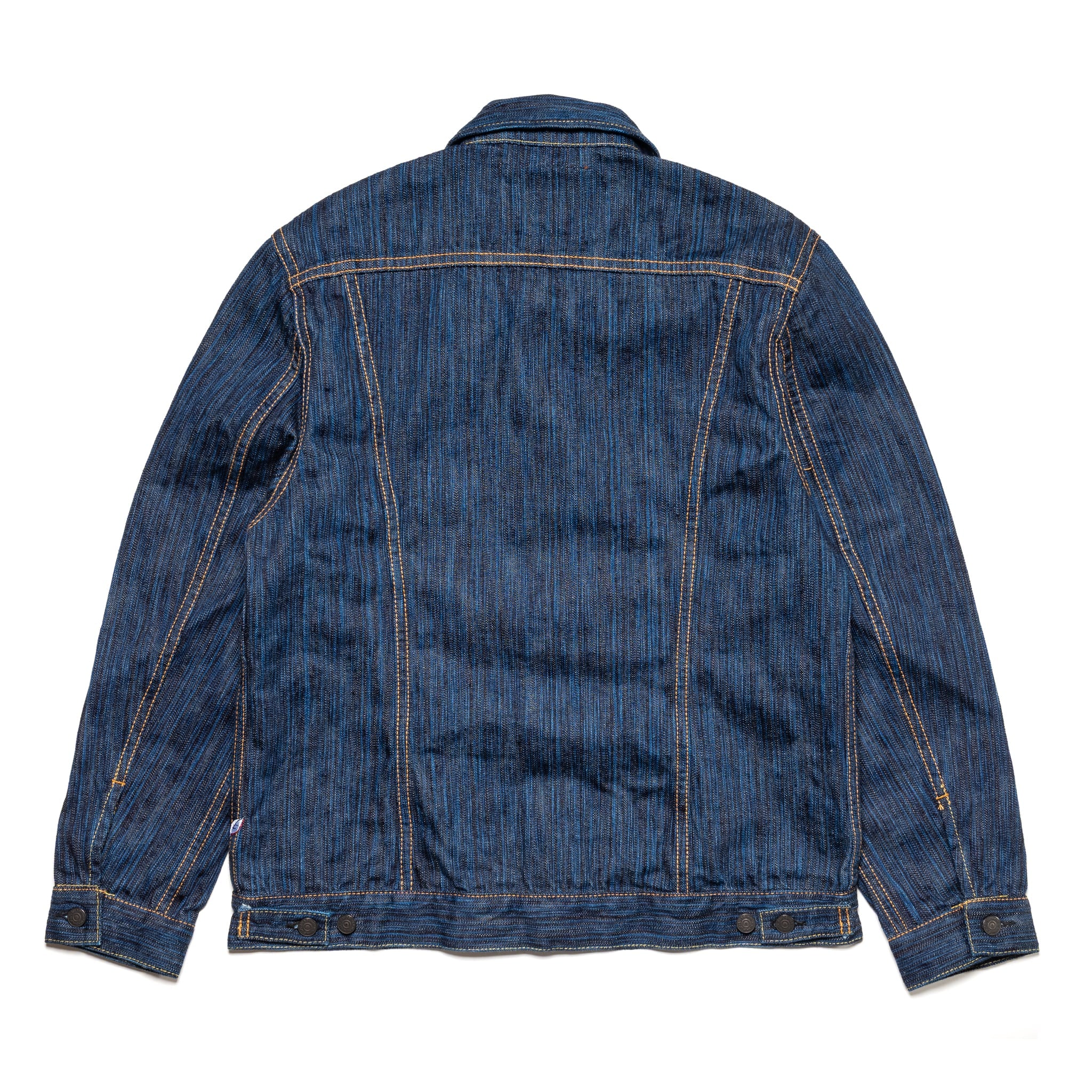 Pure Blue Japan 6225-D Waterfall Denim Type 2 Jacket Dark Indigo