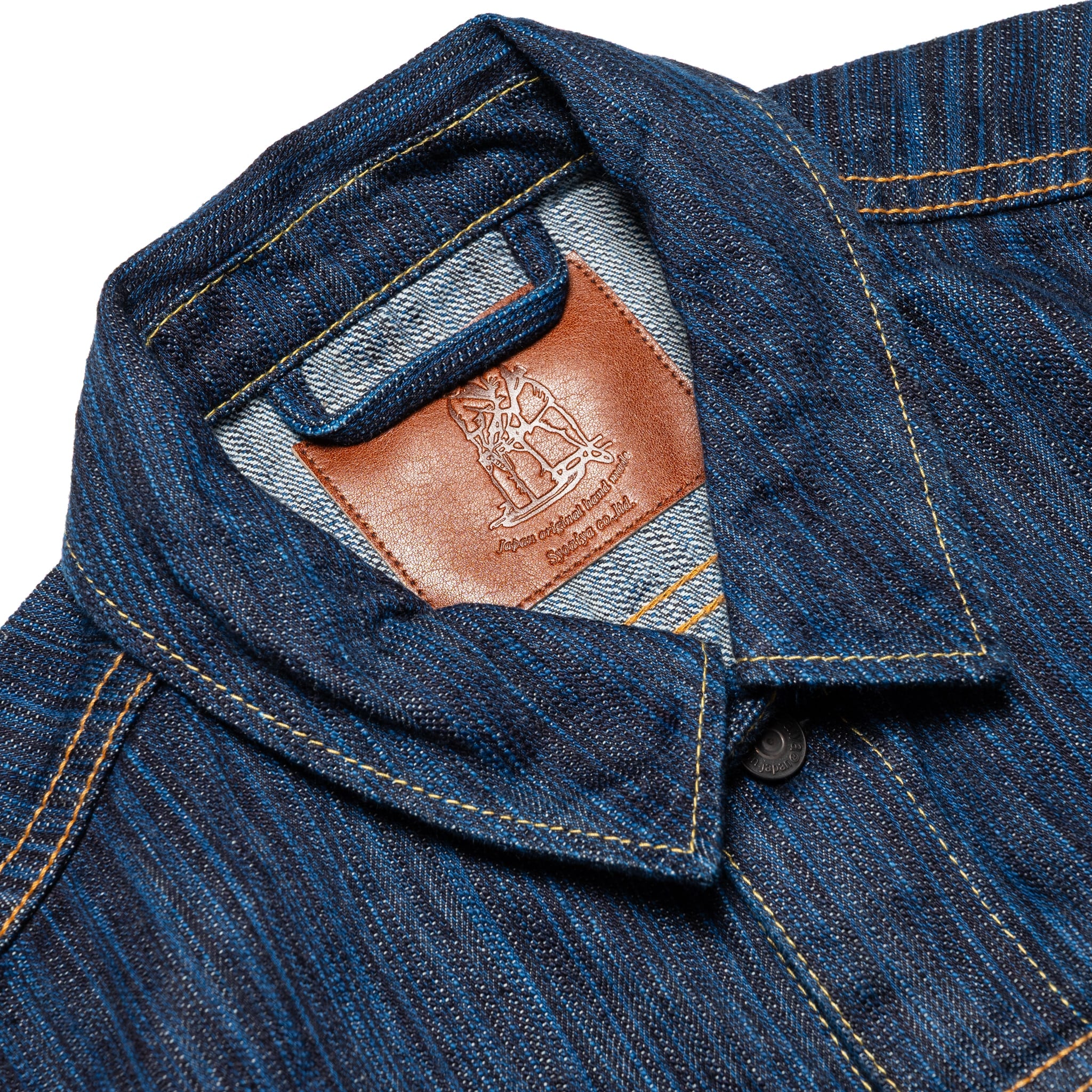 Pure Blue Japan 6225-D Waterfall Denim Type 2 Jacket Dark Indigo