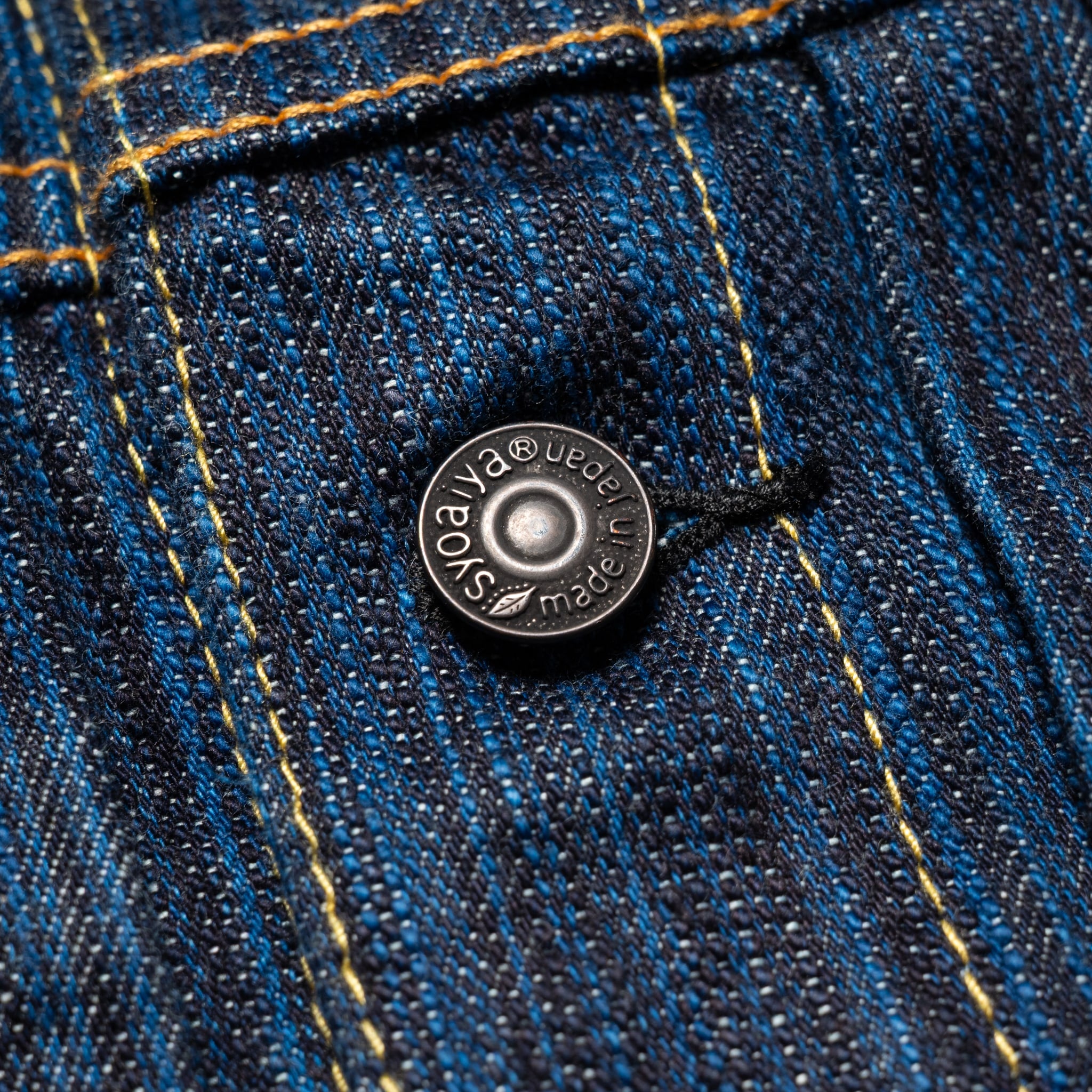 Pure Blue Japan 6225-D Waterfall Denim Type 2 Jacket Dark Indigo