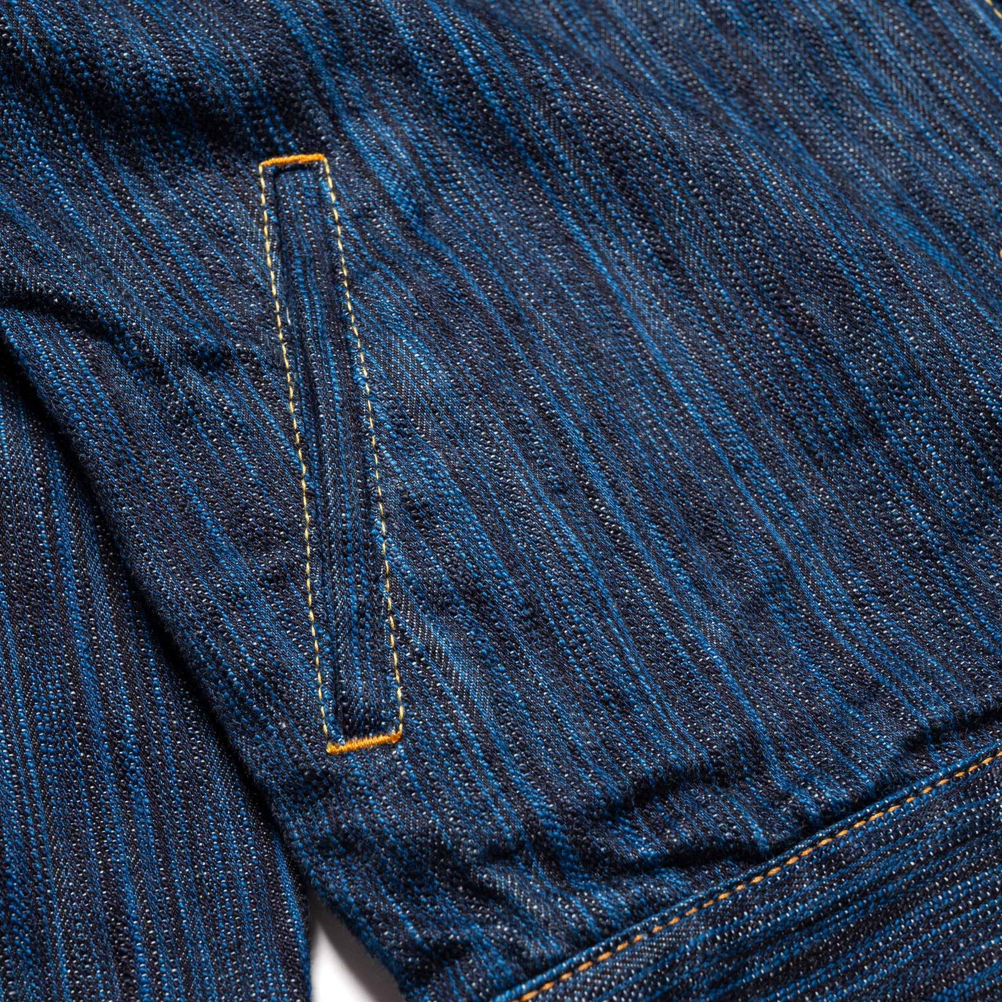 Pure Blue Japan 6225-D Waterfall Denim Type 2 Jacket Dark Indigo