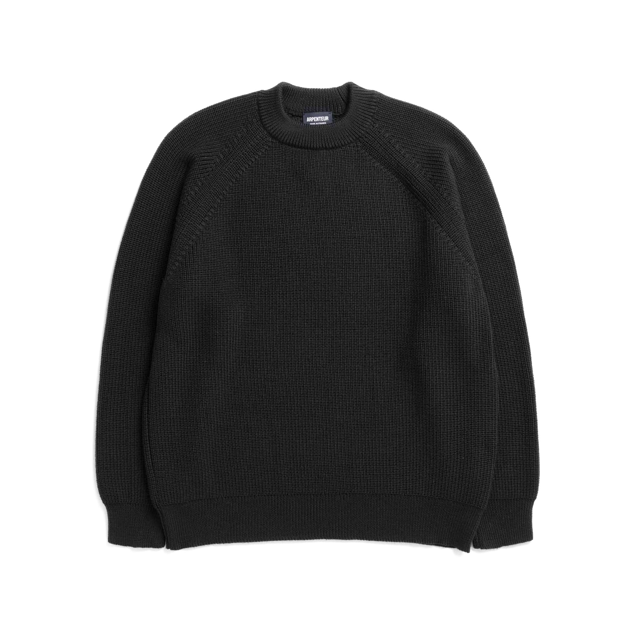 Plano Merino Wool Sweater - Black