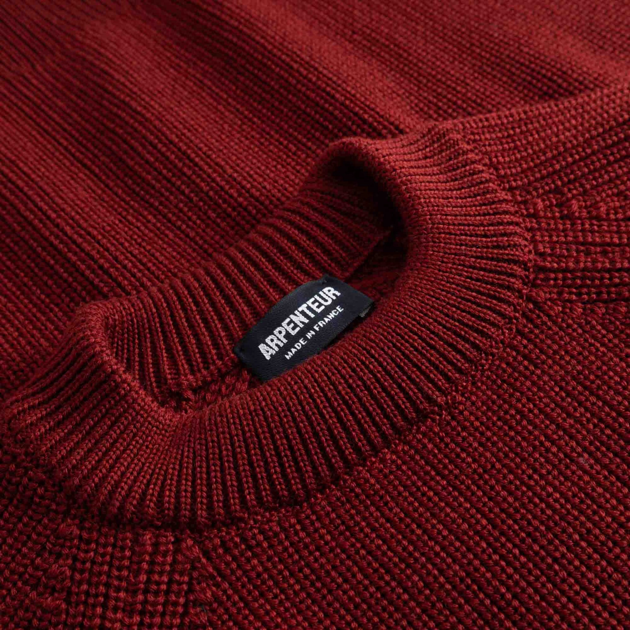 Plano Merino Wool Sweater - Red