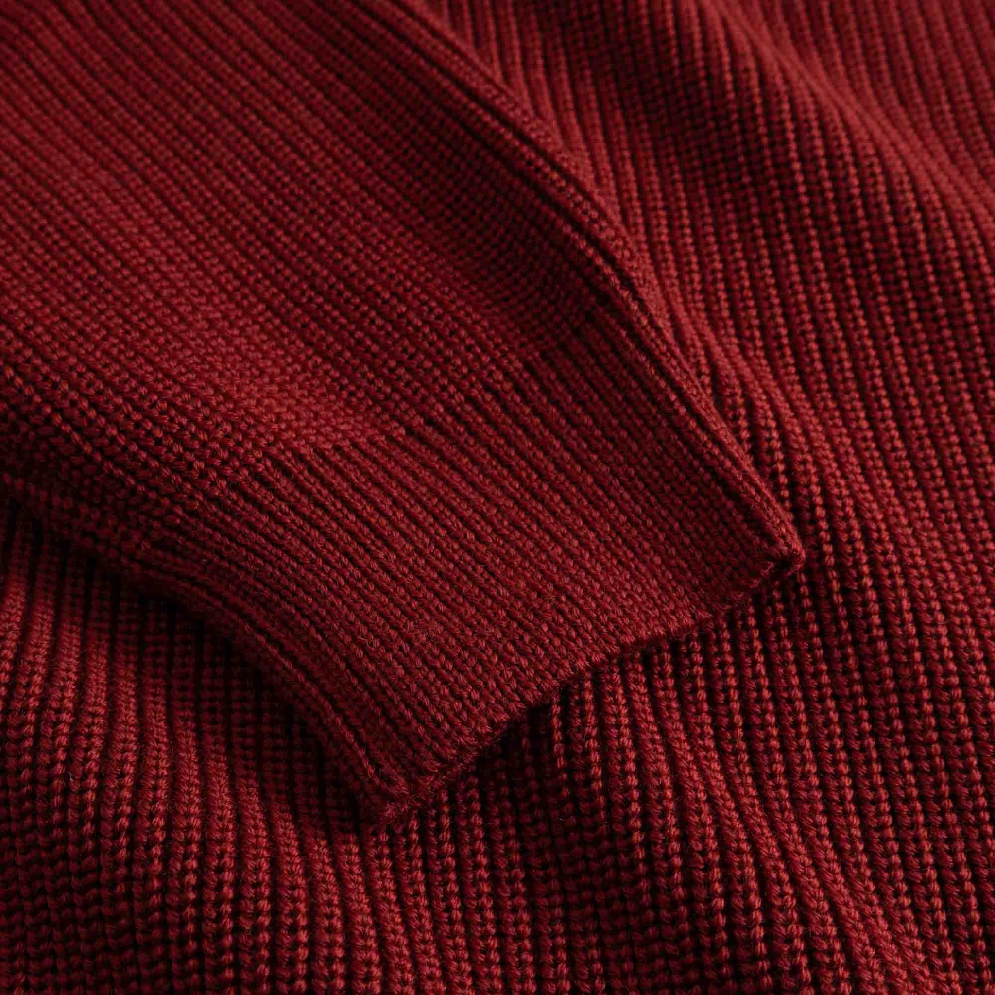 Plano Merino Wool Sweater - Red