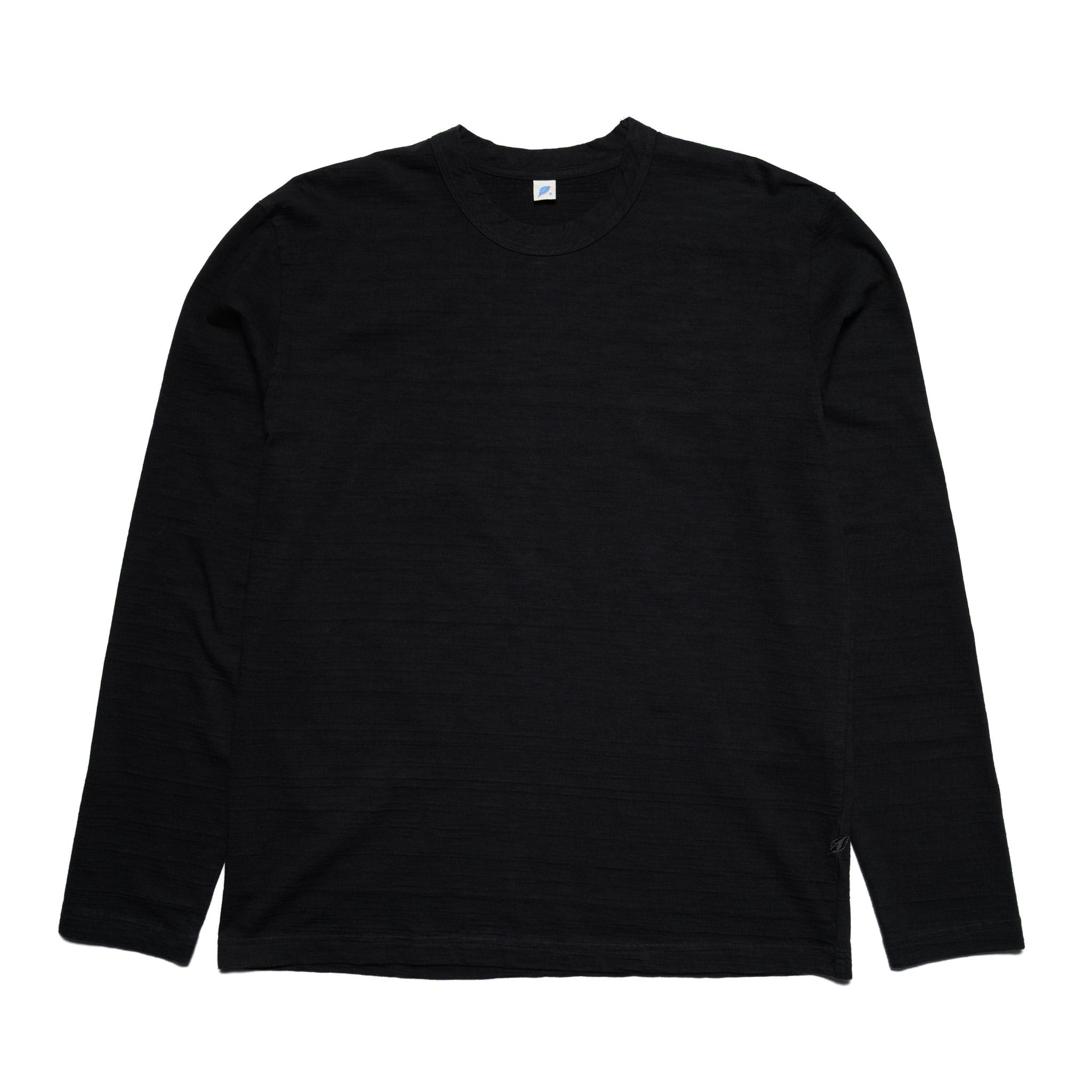 LS-SLB-5011-BK Slub Jersey Long Sleeve - Black