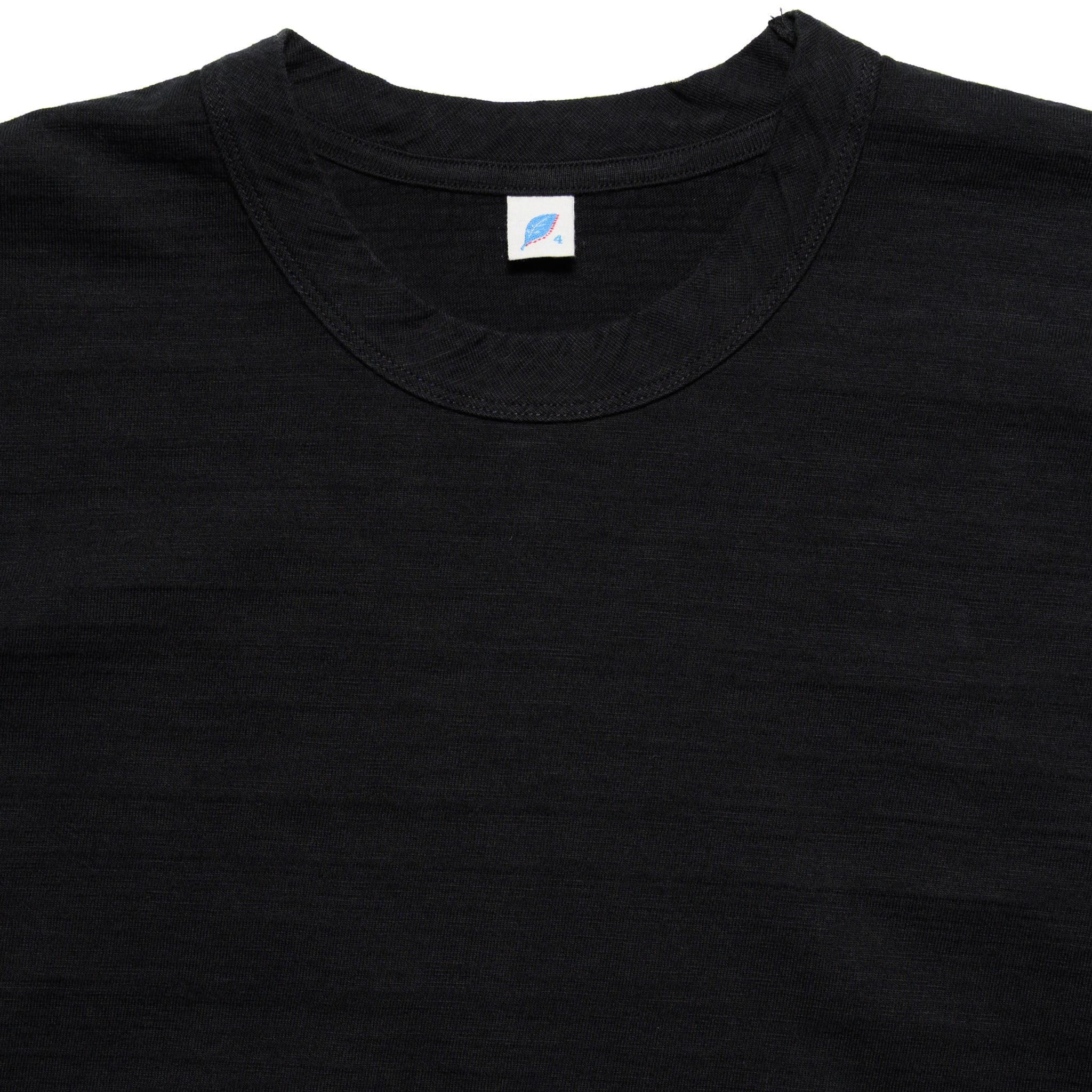 LS-SLB-5011-BK Slub Jersey Long Sleeve - Black