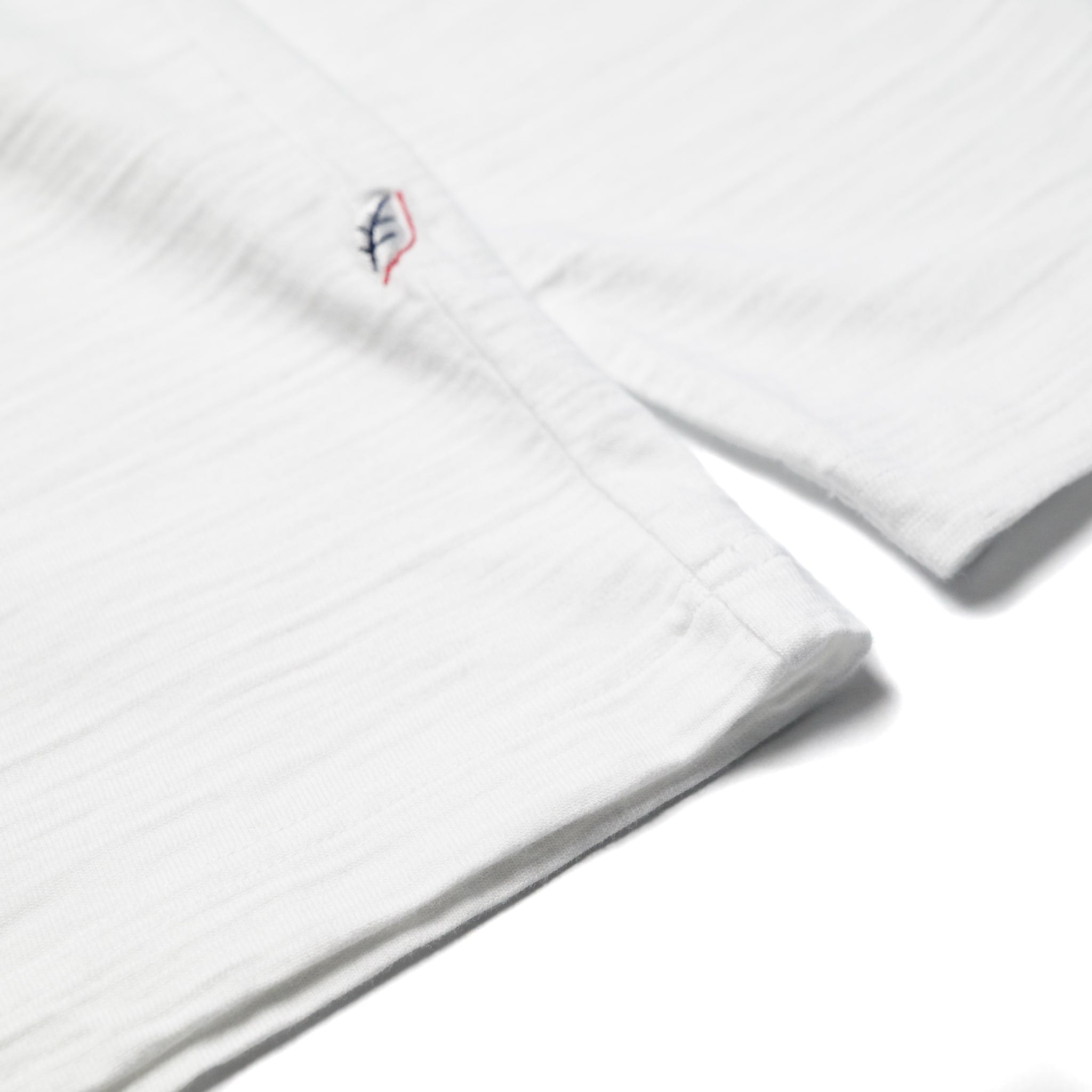 LS-SLB-5011-WH Slub Jersey Long Sleeve - White