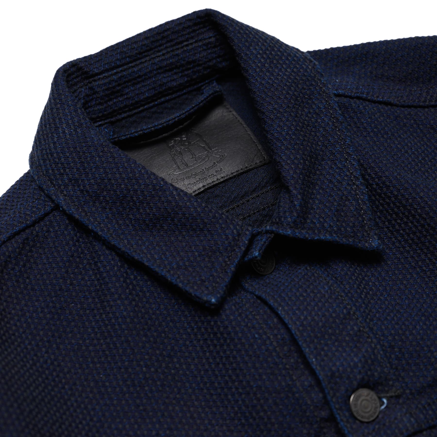 6221-ID Sashiko Denim Type 3 Jacket - Indigo/Black