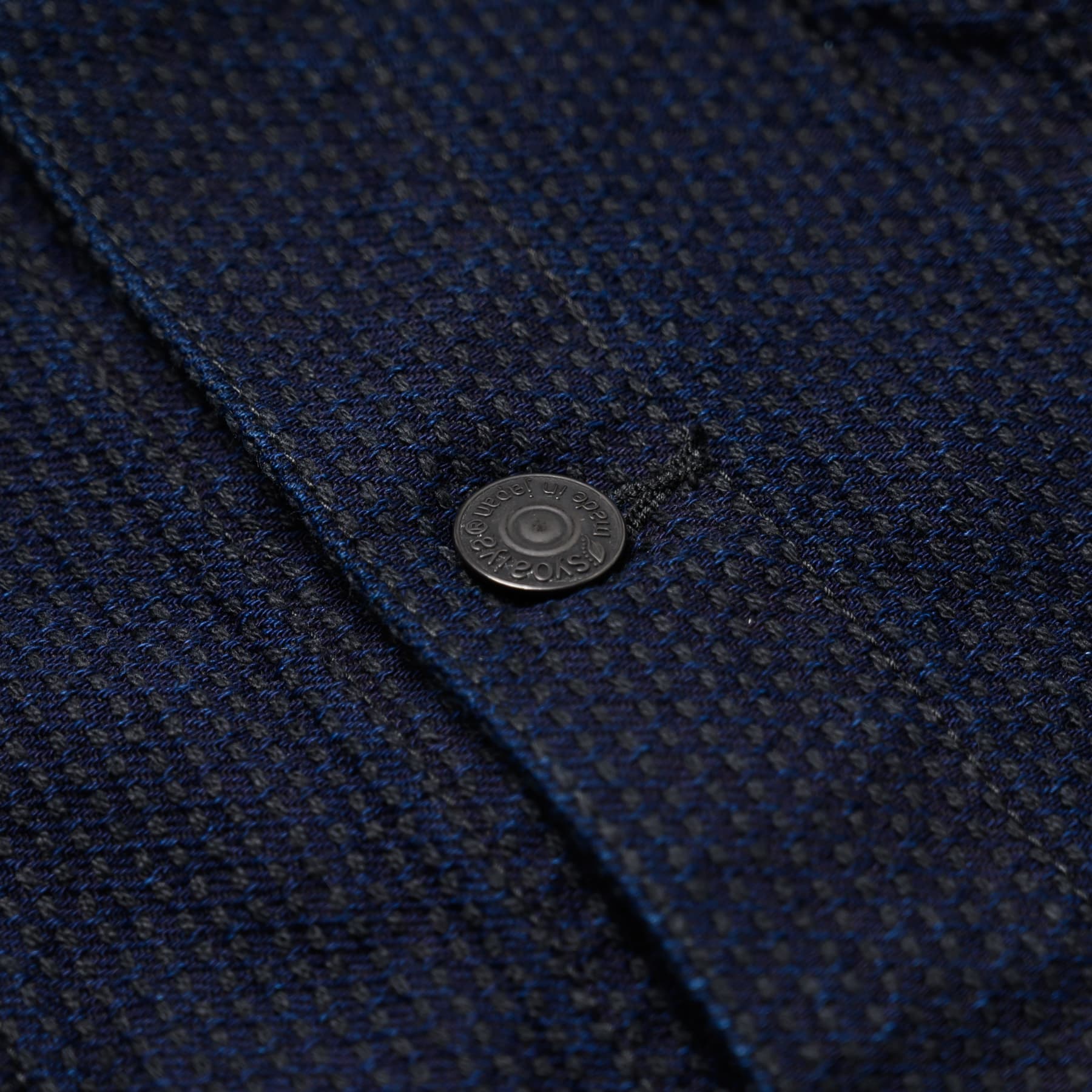 6221-ID Sashiko Denim Type 3 Jacket - Indigo/Black