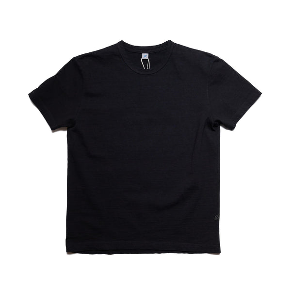 SS-5011-BK Indigo Jersey Crew Neck T-shirt - Black Indigo