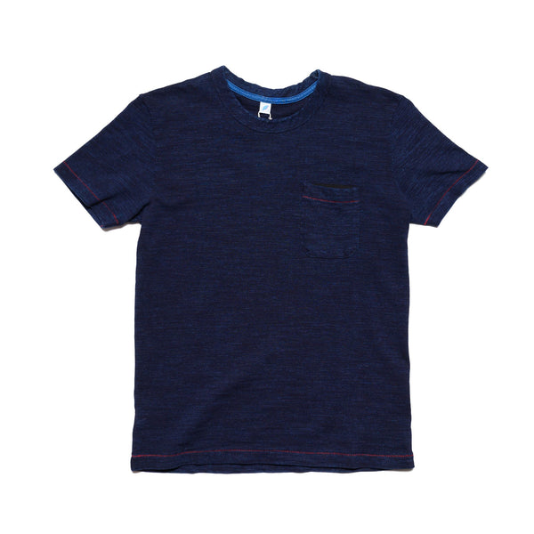 SS-5399 Slub Jersey Pocket T-shirt - Indigo