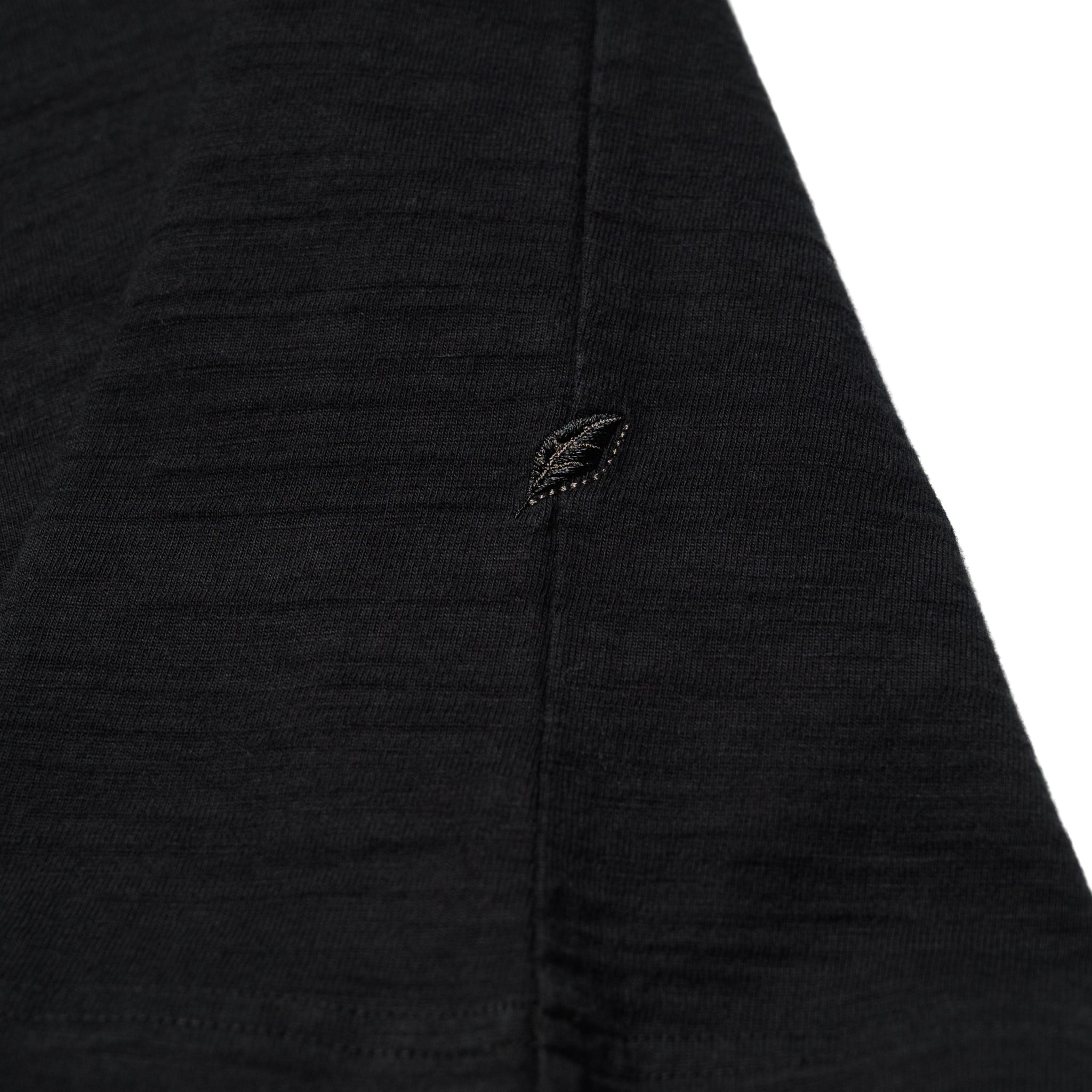 SS-SLB-5011-BK Slub Jersey T-shirt - Black