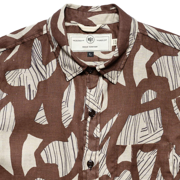 Oxford Shirt - Brown Shapes