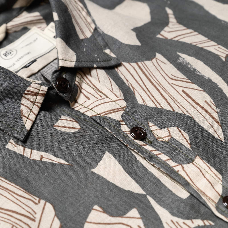 Oxford Shirt - Grey Shapes