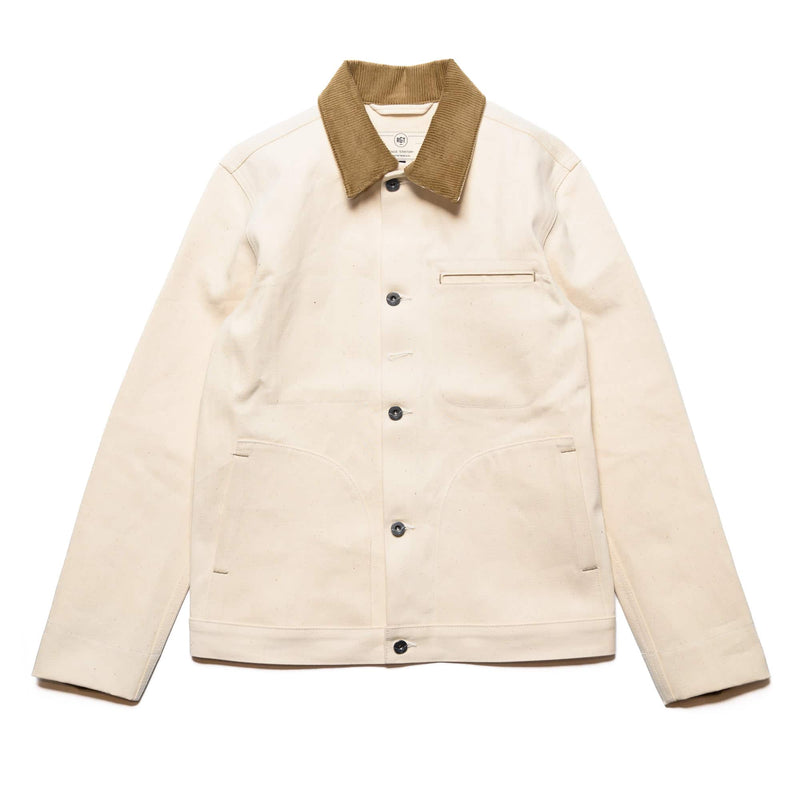 Supply Jacket Corduroy Collar - Ecru