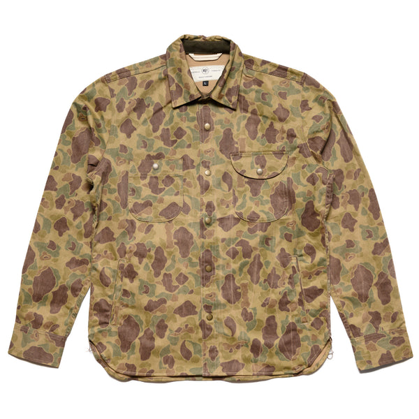 Rogue Territory Service Shirt Frog Camo Selvedge Front