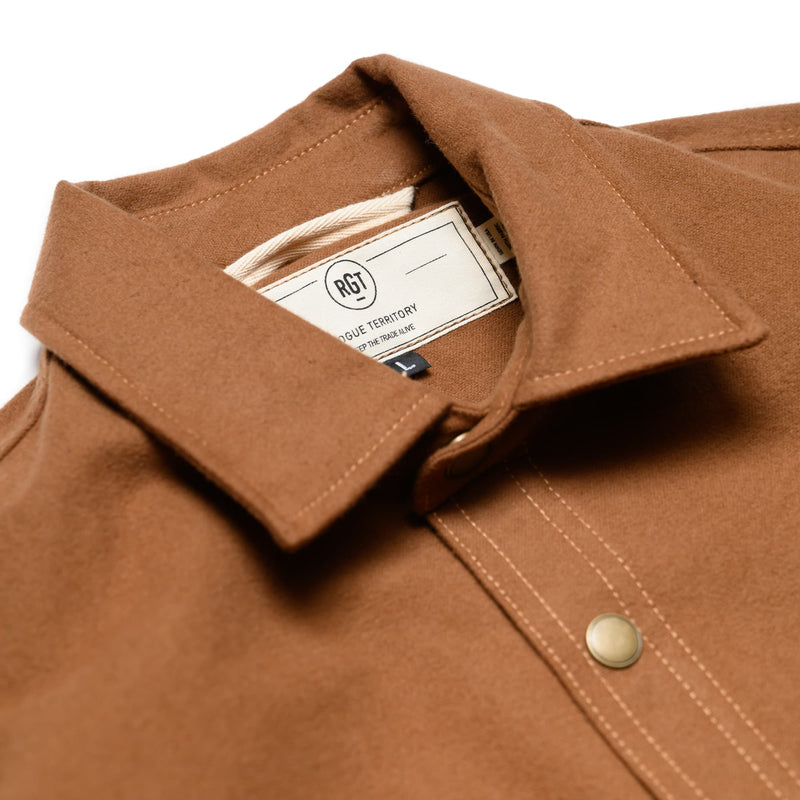 Rouge Territory Service Shirt Copper Flannel Collar