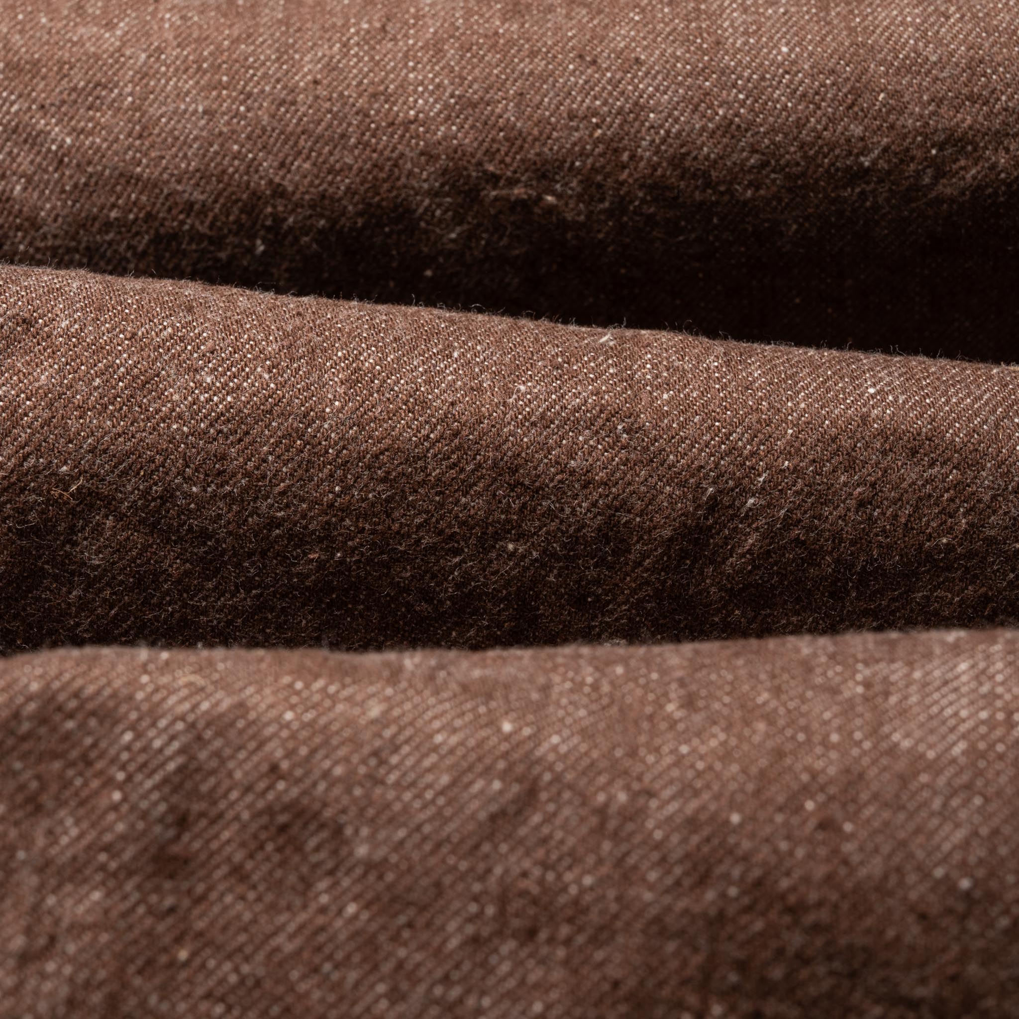 S0150BRX 15oz Kanoko Brown Denim Regular Straight