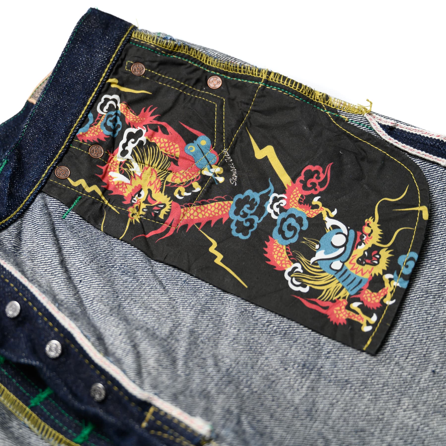 S500XX21OZ-24T Year of the Dragon 21oz Regular Straight Selvedge Denim