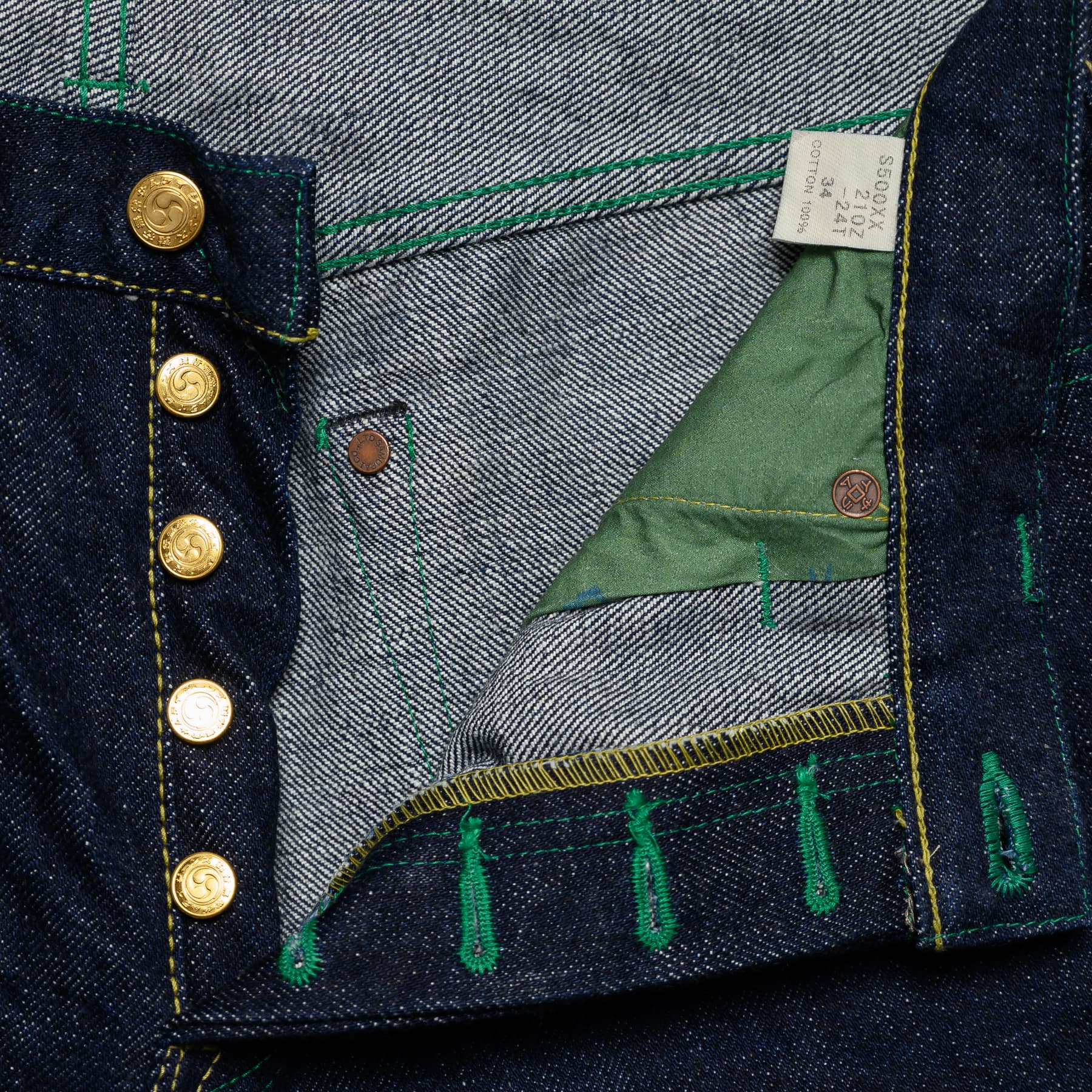 S500XX21OZ-24T Year of the Dragon 21oz Regular Straight Selvedge Denim