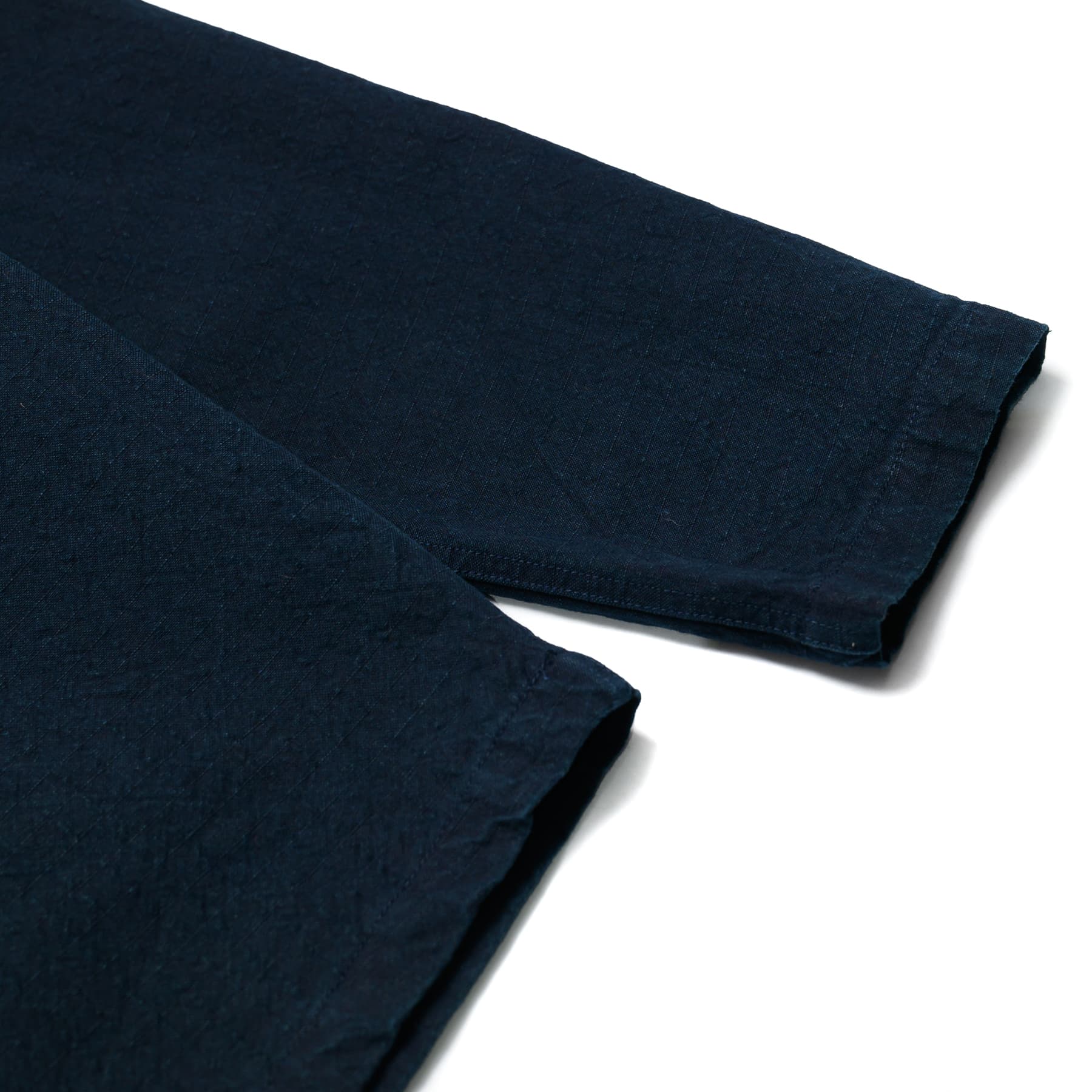 SJAS24-AR Indigo Cotton Ripstop “Kokiran” Military Shirt