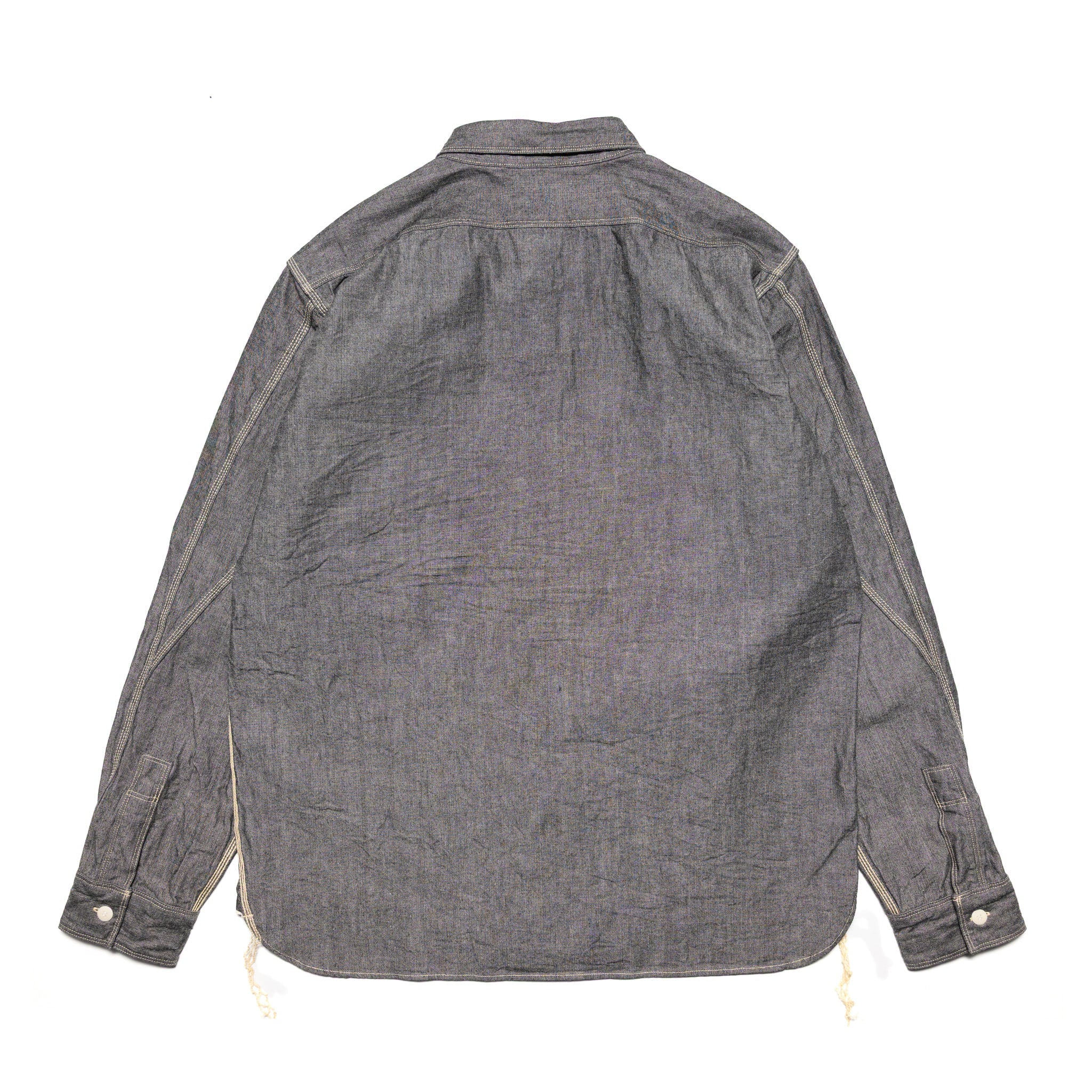 SJCBS25W Selvedge Chambray Work Shirt - Black