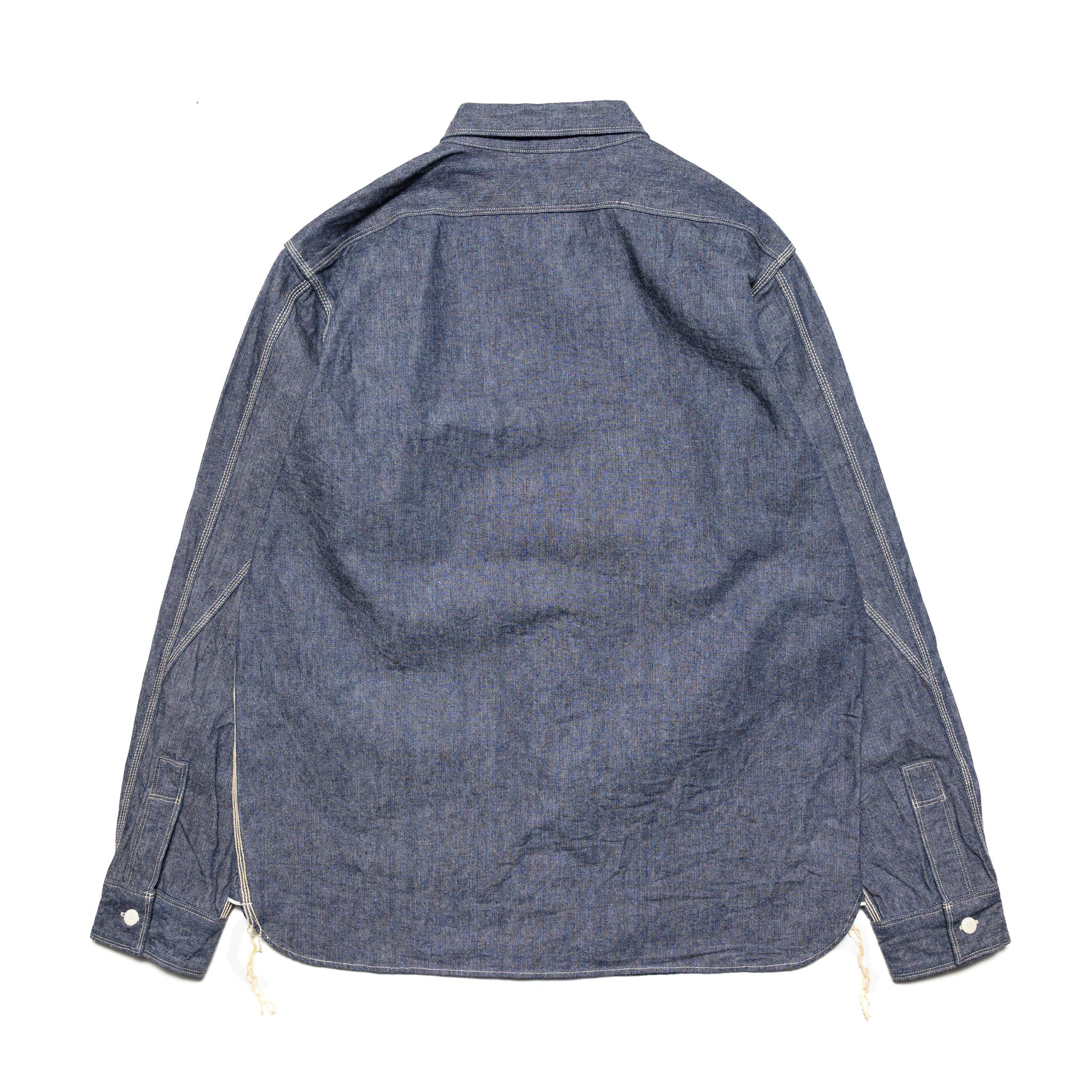 Samurai SJCBS25W Selvedge Chambray Work Shirt Indigo | BlackBlue