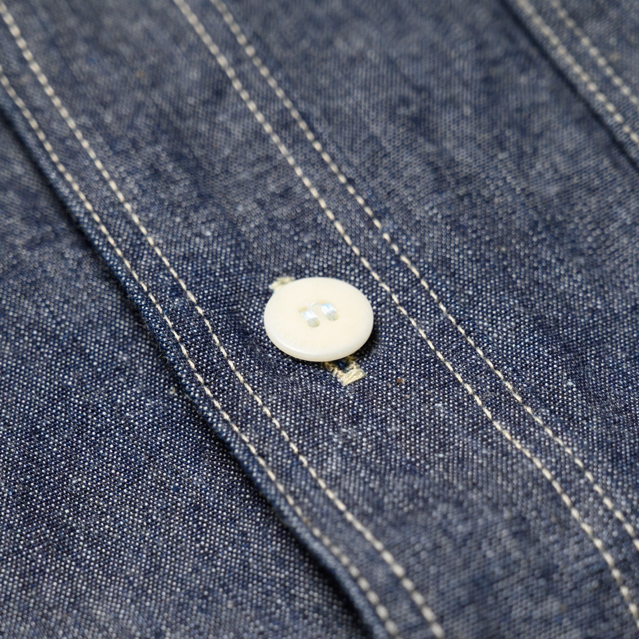 SJCBS25W Selvedge Chambray Work Shirt - Indigo