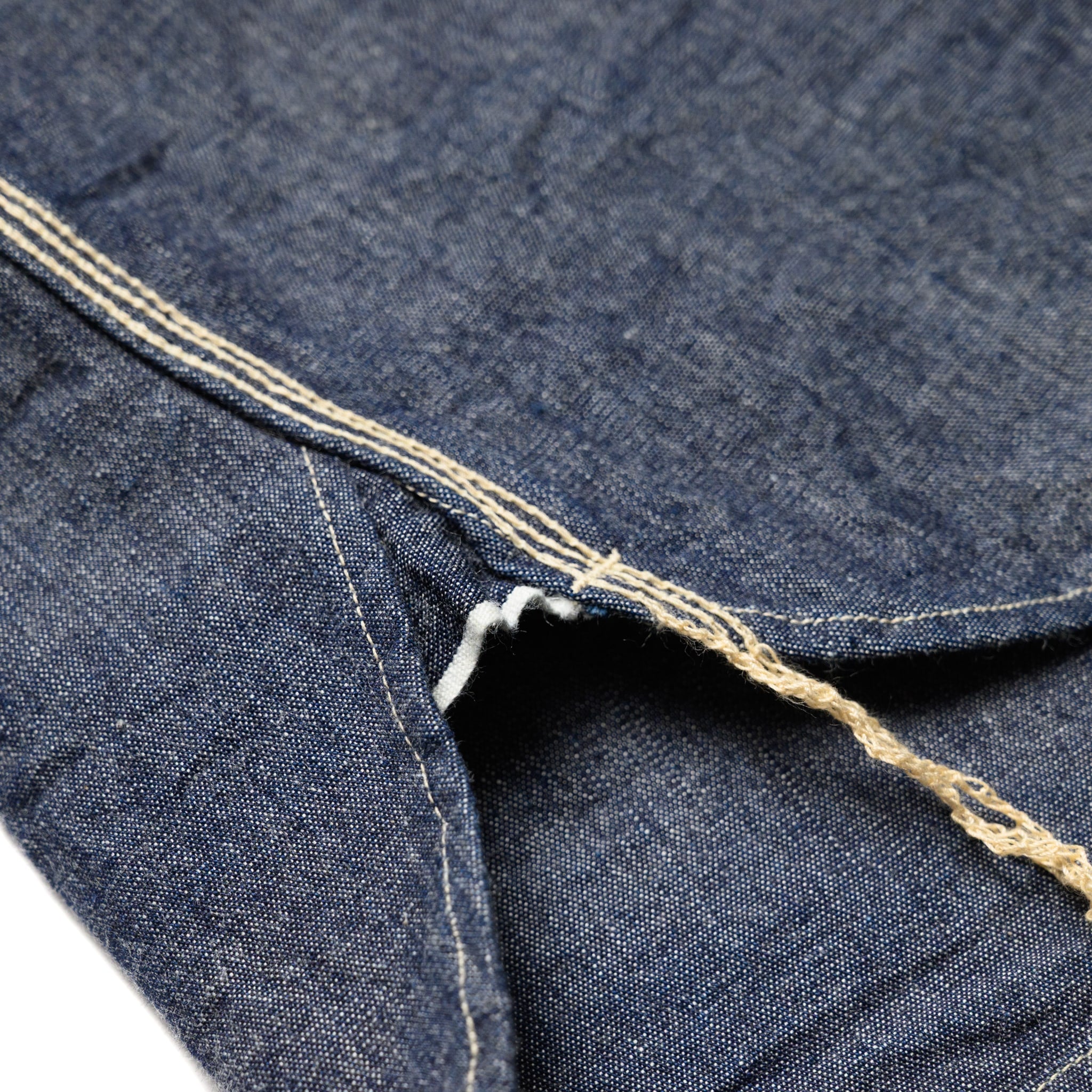 SJCBS25W Selvedge Chambray Work Shirt - Indigo