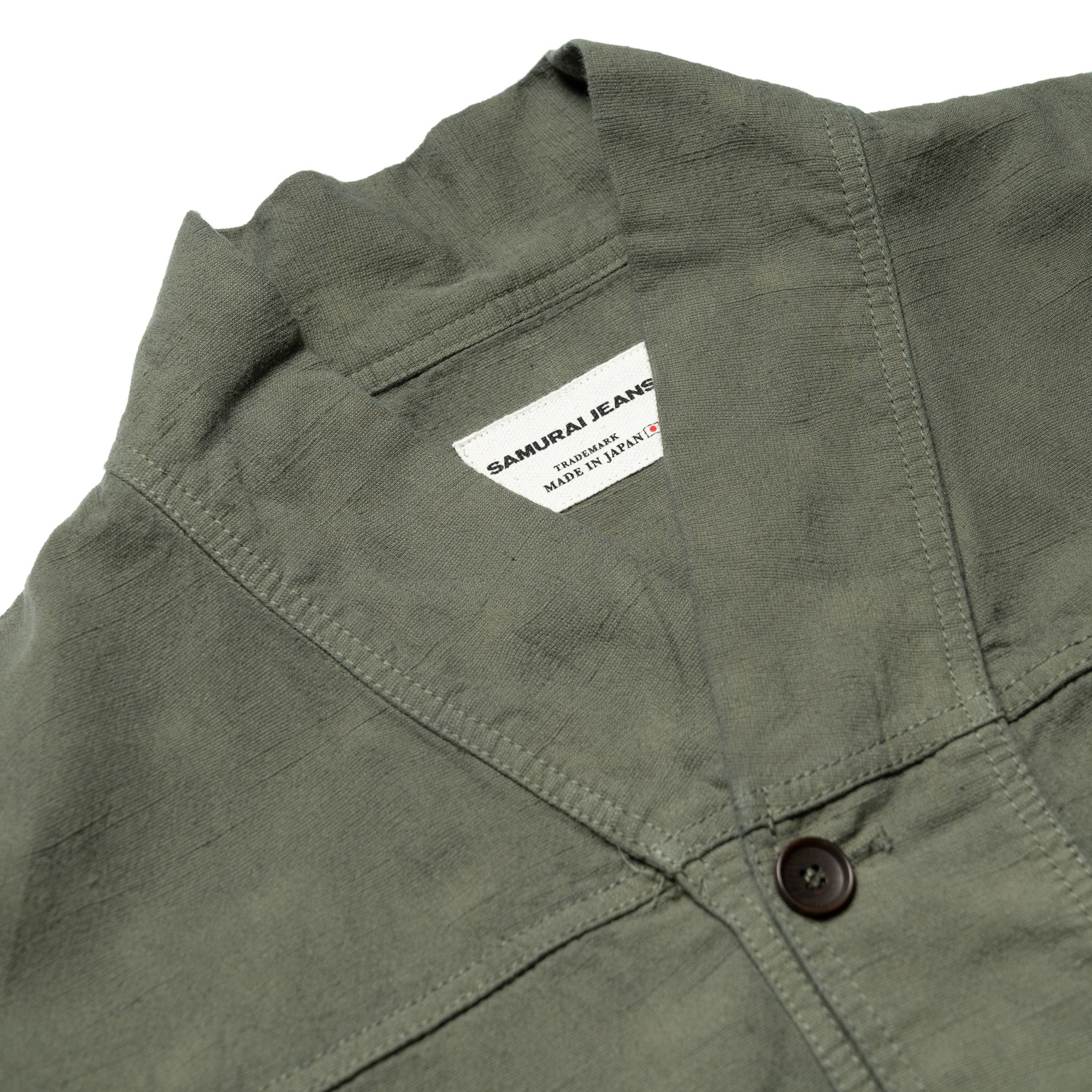 SJCDJ25-AT Tropical Weather Dobby Cardigan - Olive