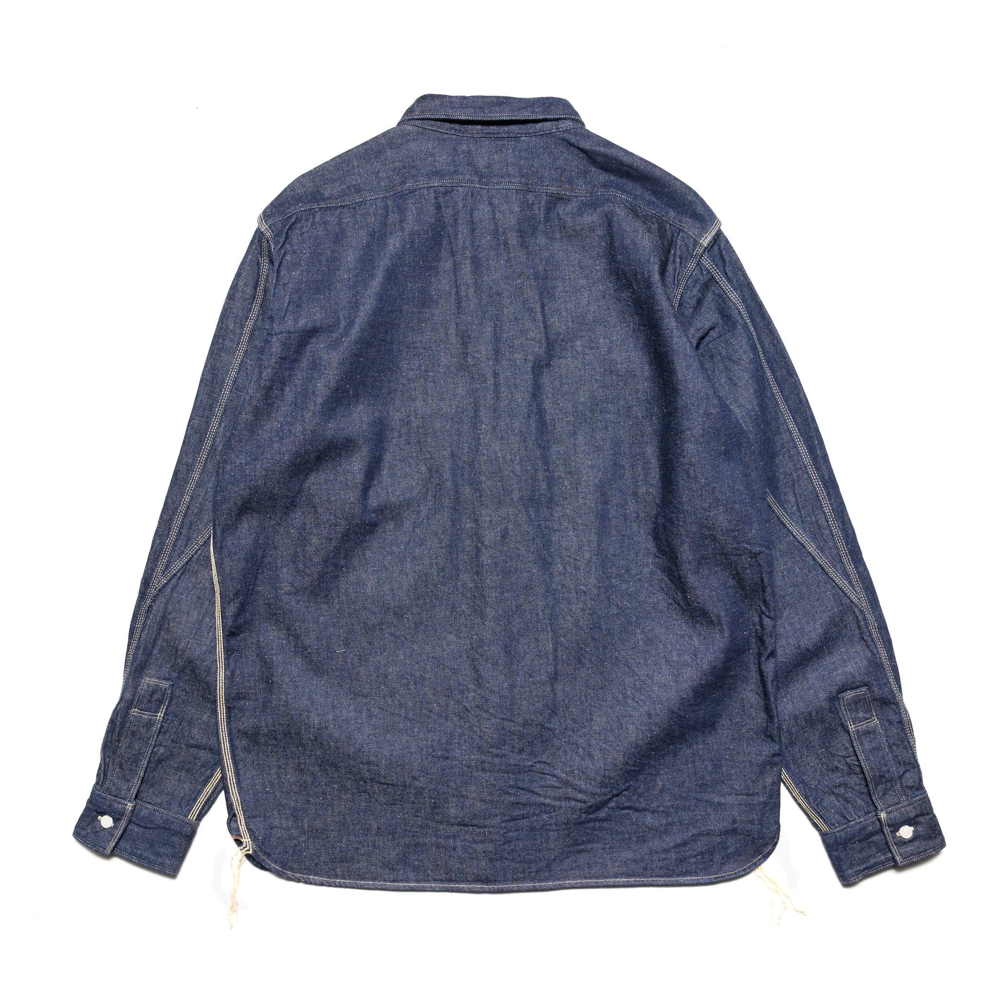 SJWS-SC02W Samurai Cotton Denim Work Shirt - Indigo