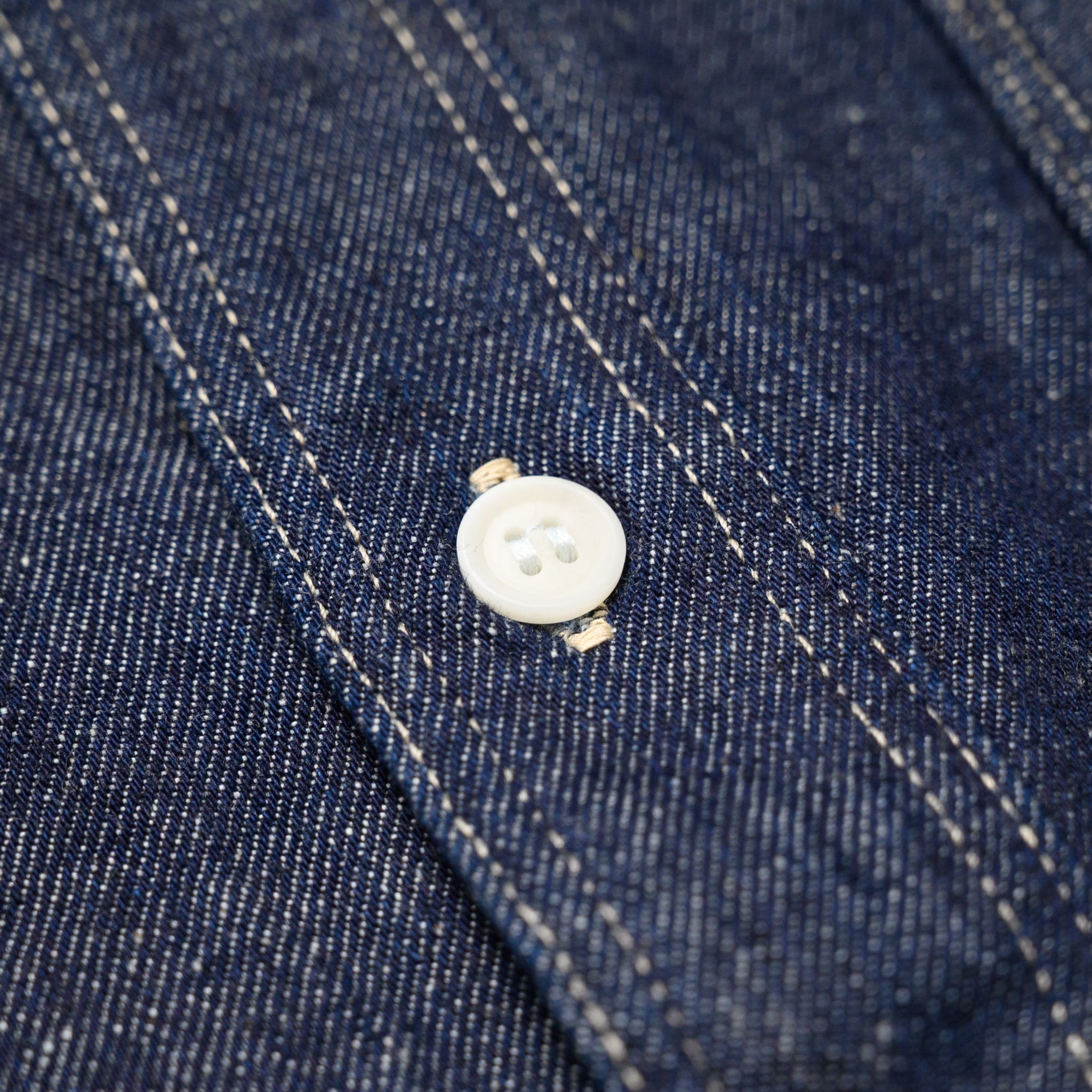 SJWS-SC02W Samurai Cotton Denim Work Shirt - Indigo