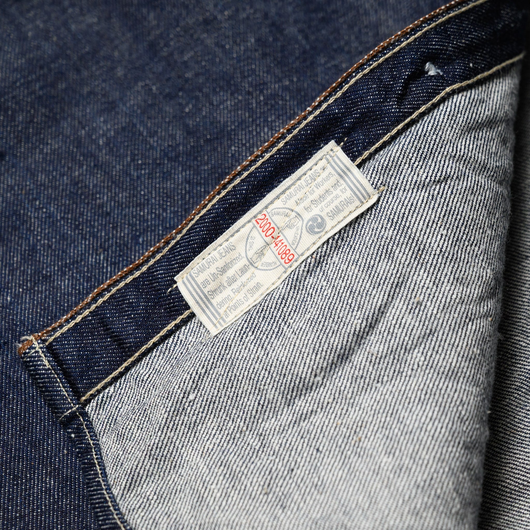 SJWS-SC02W Samurai Cotton Denim Work Shirt - Indigo