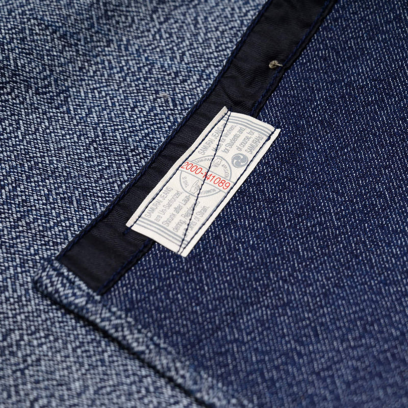 SSS23-AM Natural Indigo Heather Long Sleeve Shirt Natural Indigo Label