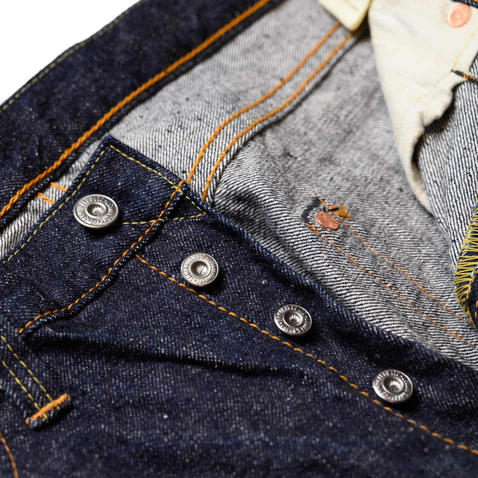 Samurai S0510XXII 15oz Regular Straight Fit Hardware Detail