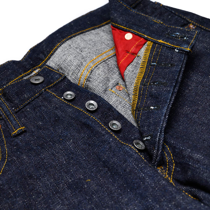 S3000VXII Model "Zero" 17oz Selvedge Denim Relaxed Straight Button Fly