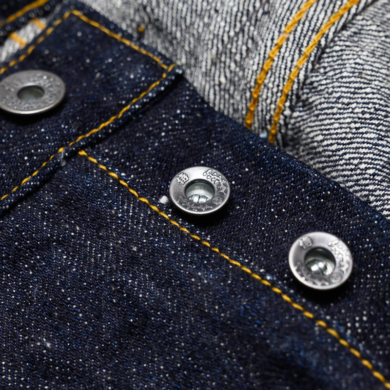 S3000VXII Model "Zero" 17oz Selvedge Denim Relaxed Straight Hardware Detail