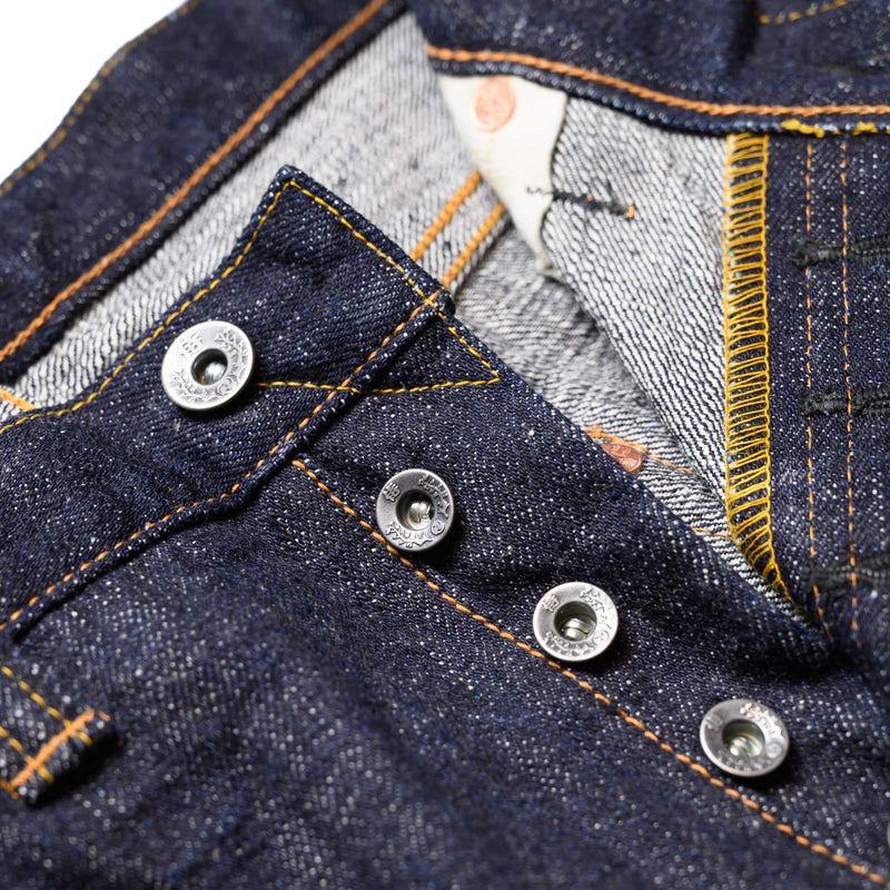 Samurai S5000VXII 17oz Selvedge Denim Hardware Detail