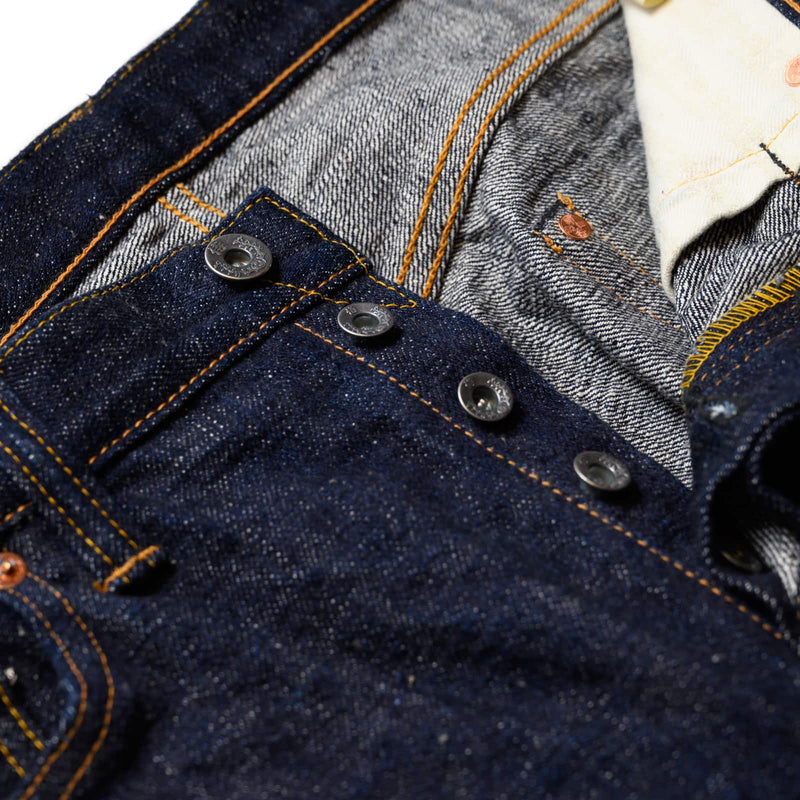 Samurai S713VXII 17oz Selvedge Denim Hardware Detail