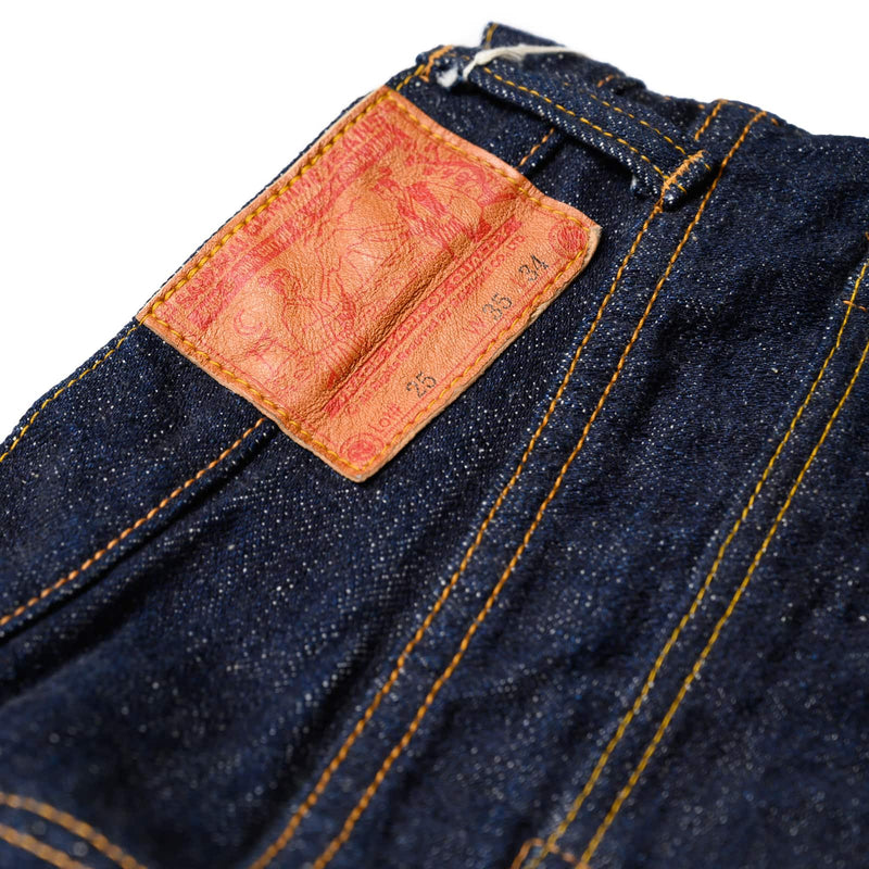 Samurai S713VXII 17oz Selvedge Denim Leather Patch