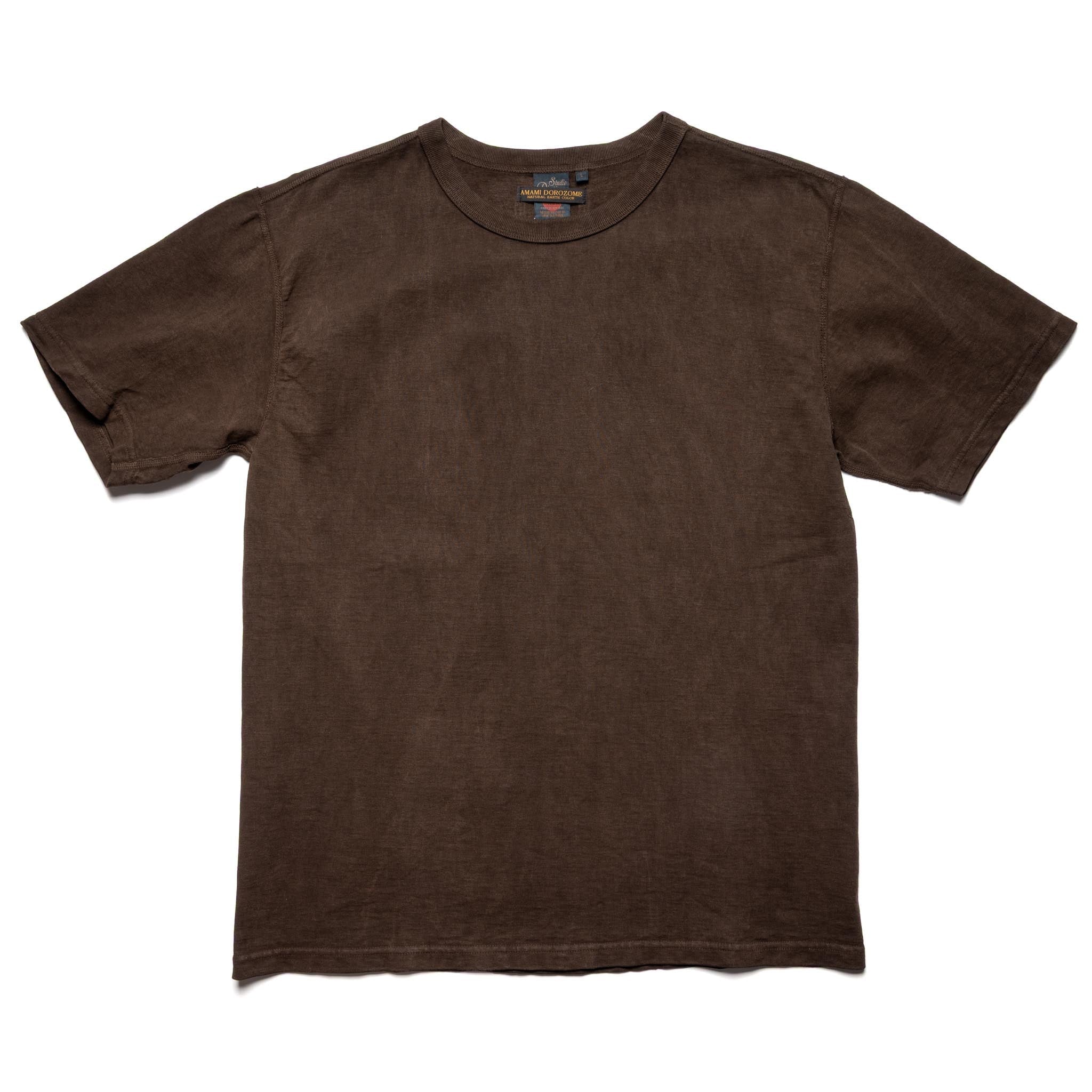 Studio D'Artisan 8198 Amami Oshima Mud-Dyed Loopwheeled T-Shirt