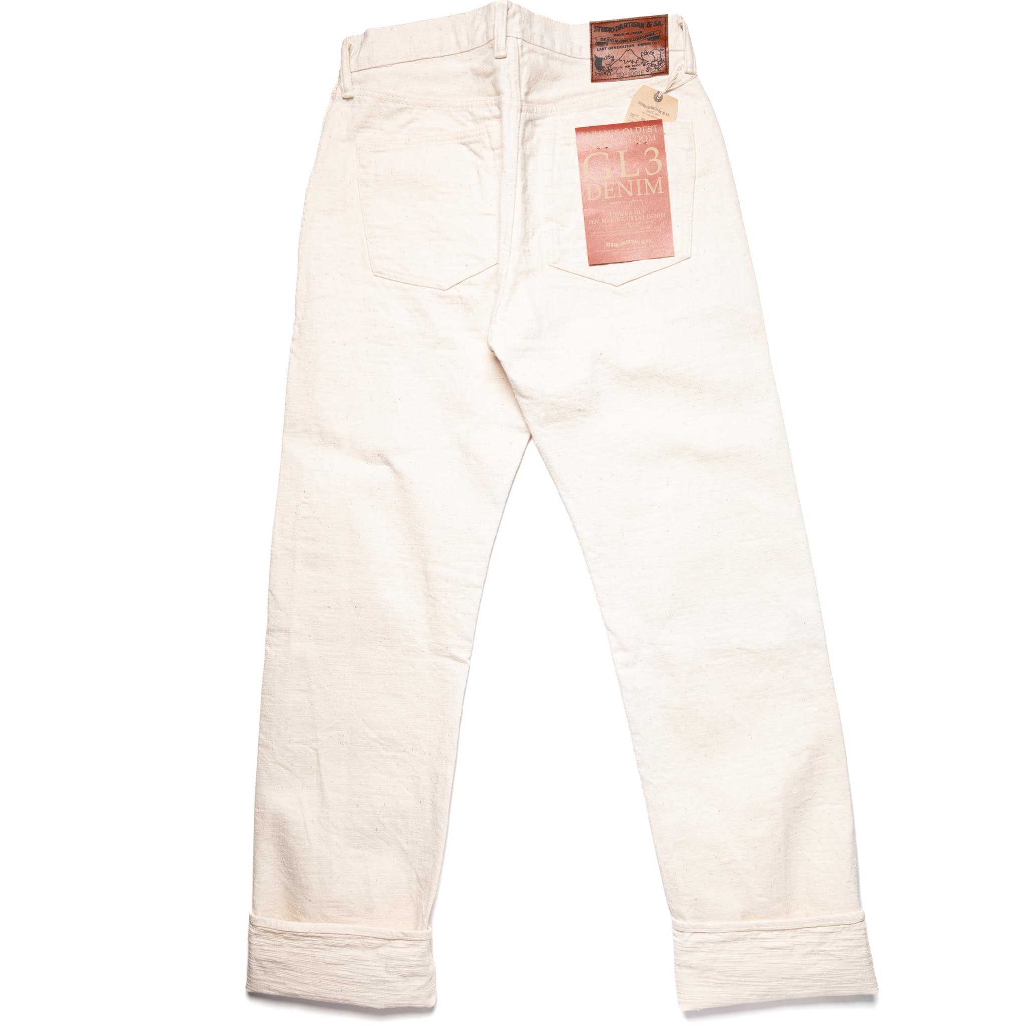 Studio D'Artisan SD-1001E Ecru GL3 15oz Slub Selvedge Denim