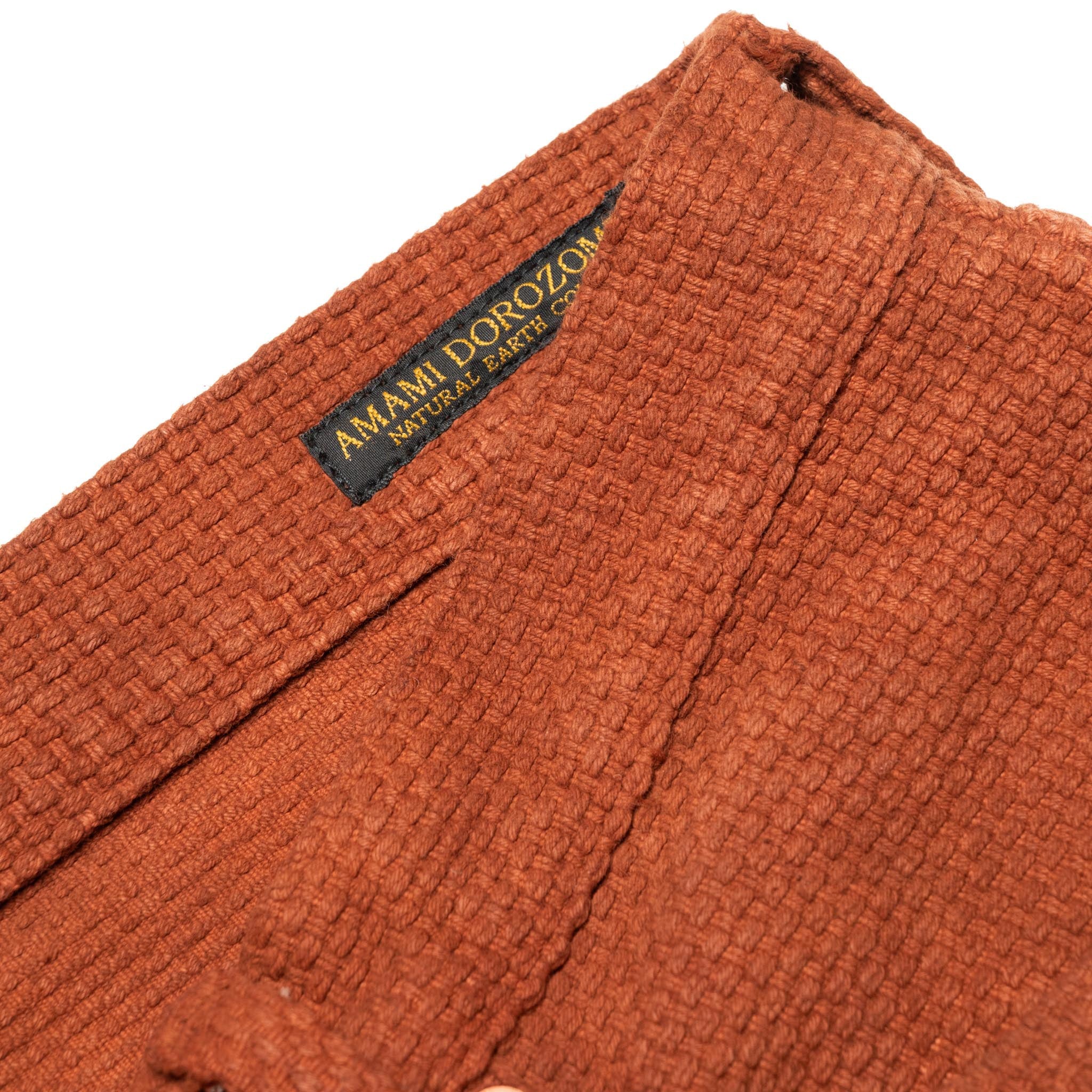 1914W Amami Mud-Dyed 17oz Sashiko Jeans Regular Straight - Brown