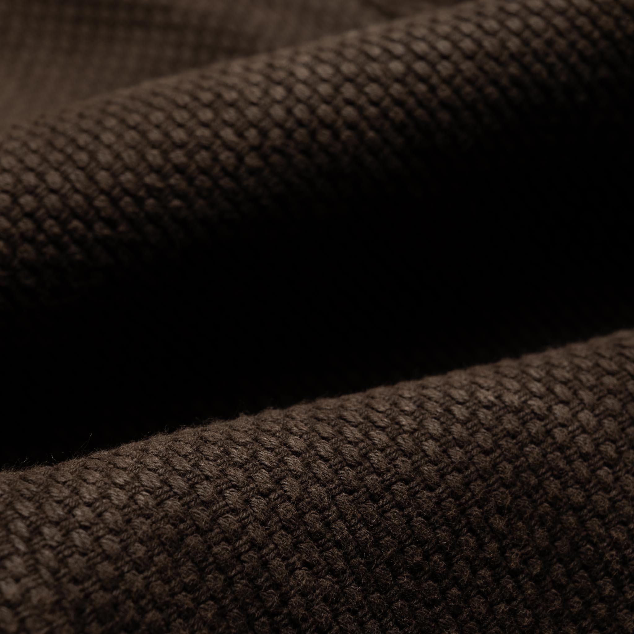 1914W Amami Mud-Dyed 17oz Sashiko Jeans Regular Straight - Dark Brown