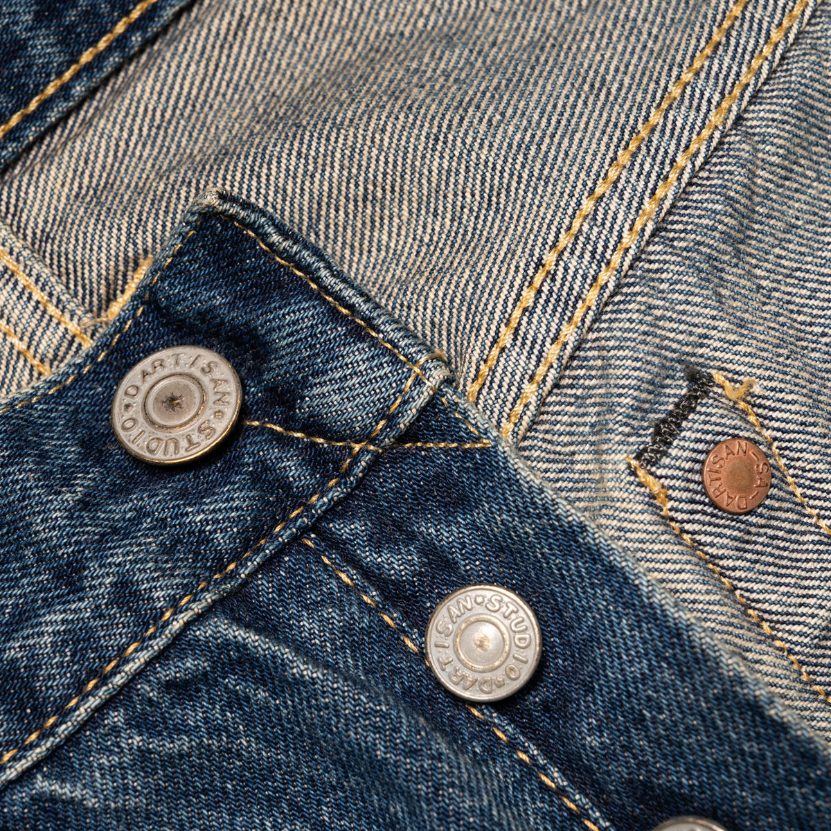 D1844UW 1950s Wash 12.5oz Selvedge Denim Regular Straight