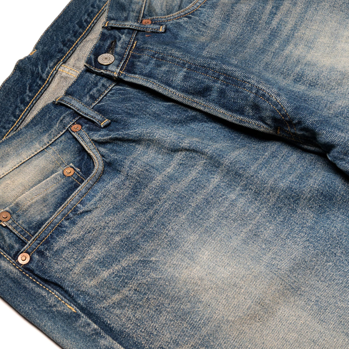 D1844UW 1950s Wash 12.5oz Selvedge Denim Regular Straight