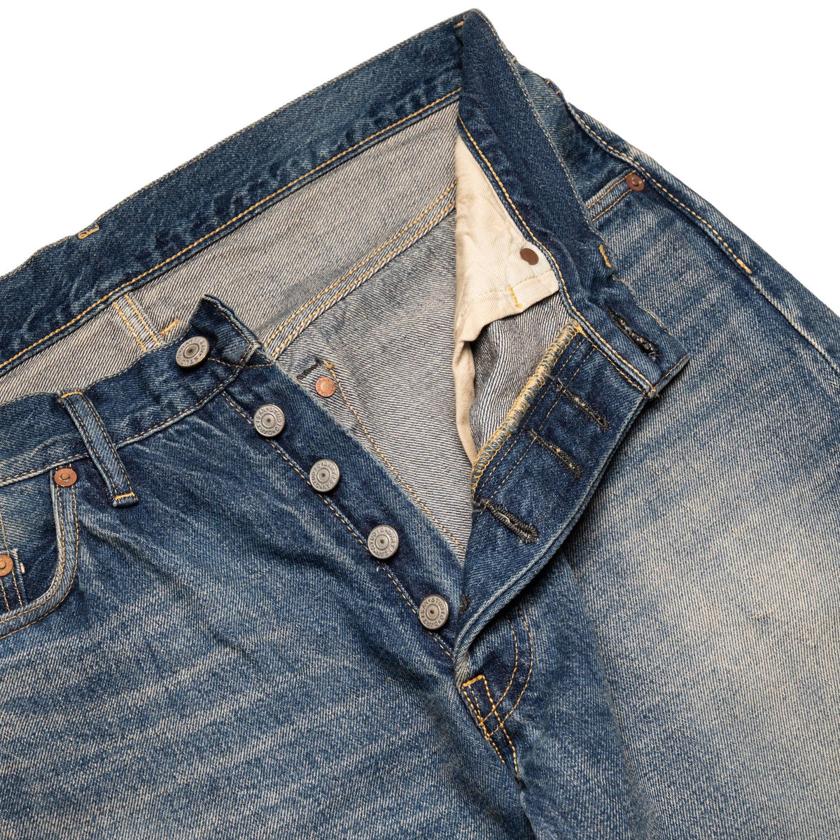 D1844UW 1950s Wash 12.5oz Selvedge Denim Regular Straight